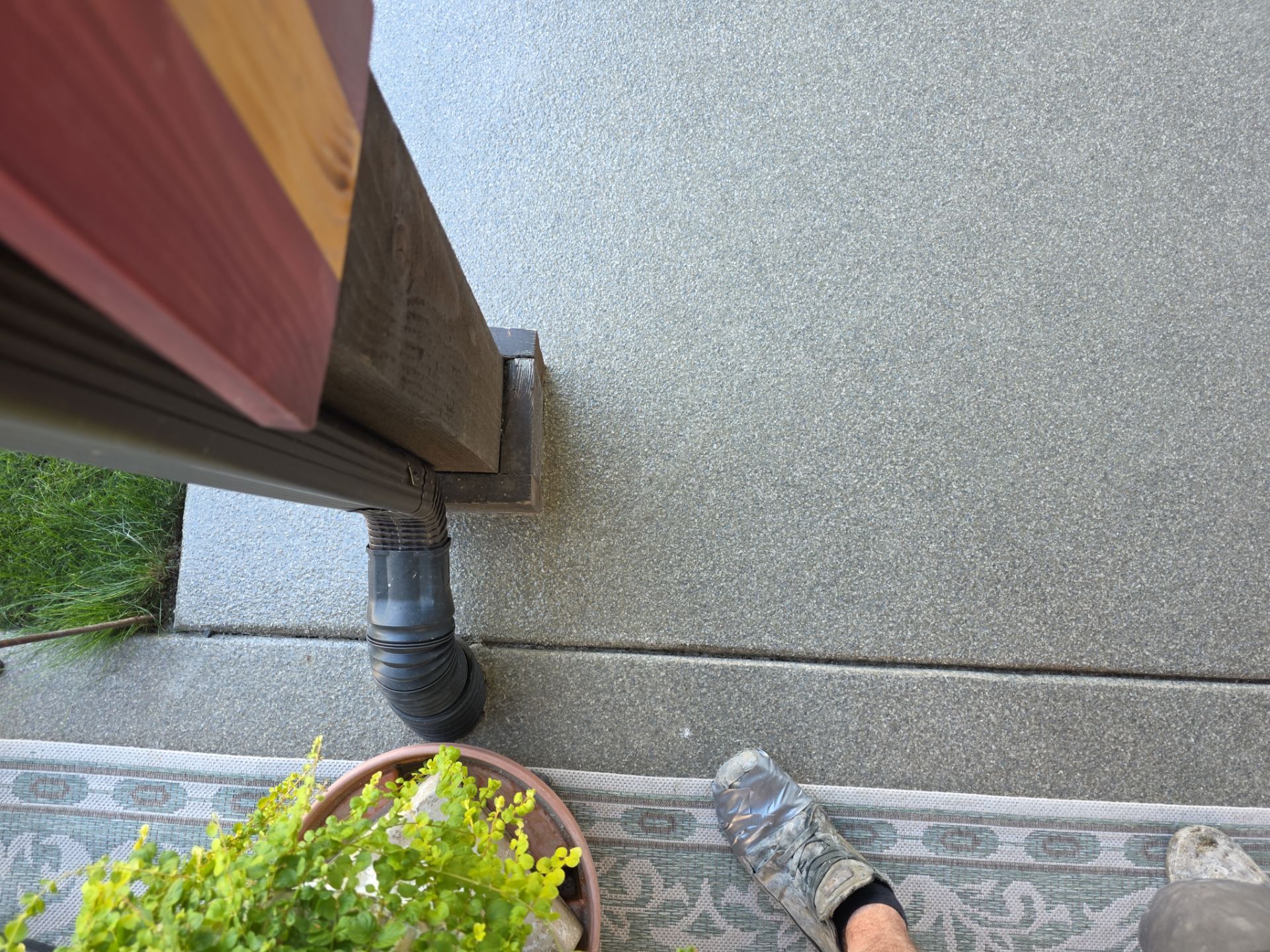Patio Transformation using Trail Mix 1/8" Chip by Croc Coatings, LLC