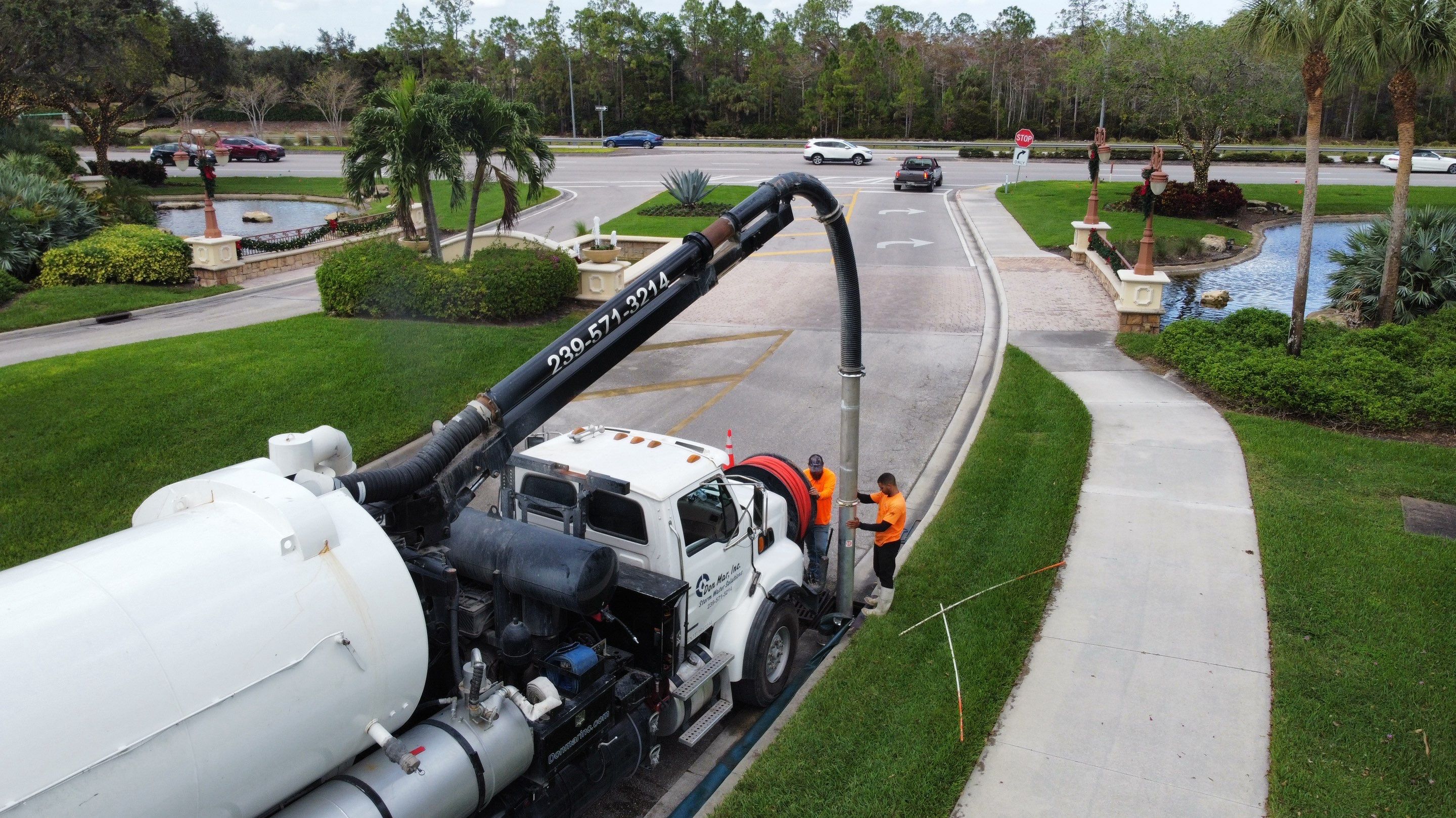 Community Stormwater System Catch Basin Cleaning by Don Mar, Inc. Storm Water Solutions