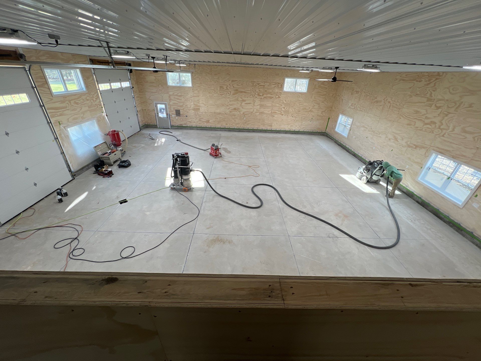 Pole Barn Concrete Polish! by Gordon Painting