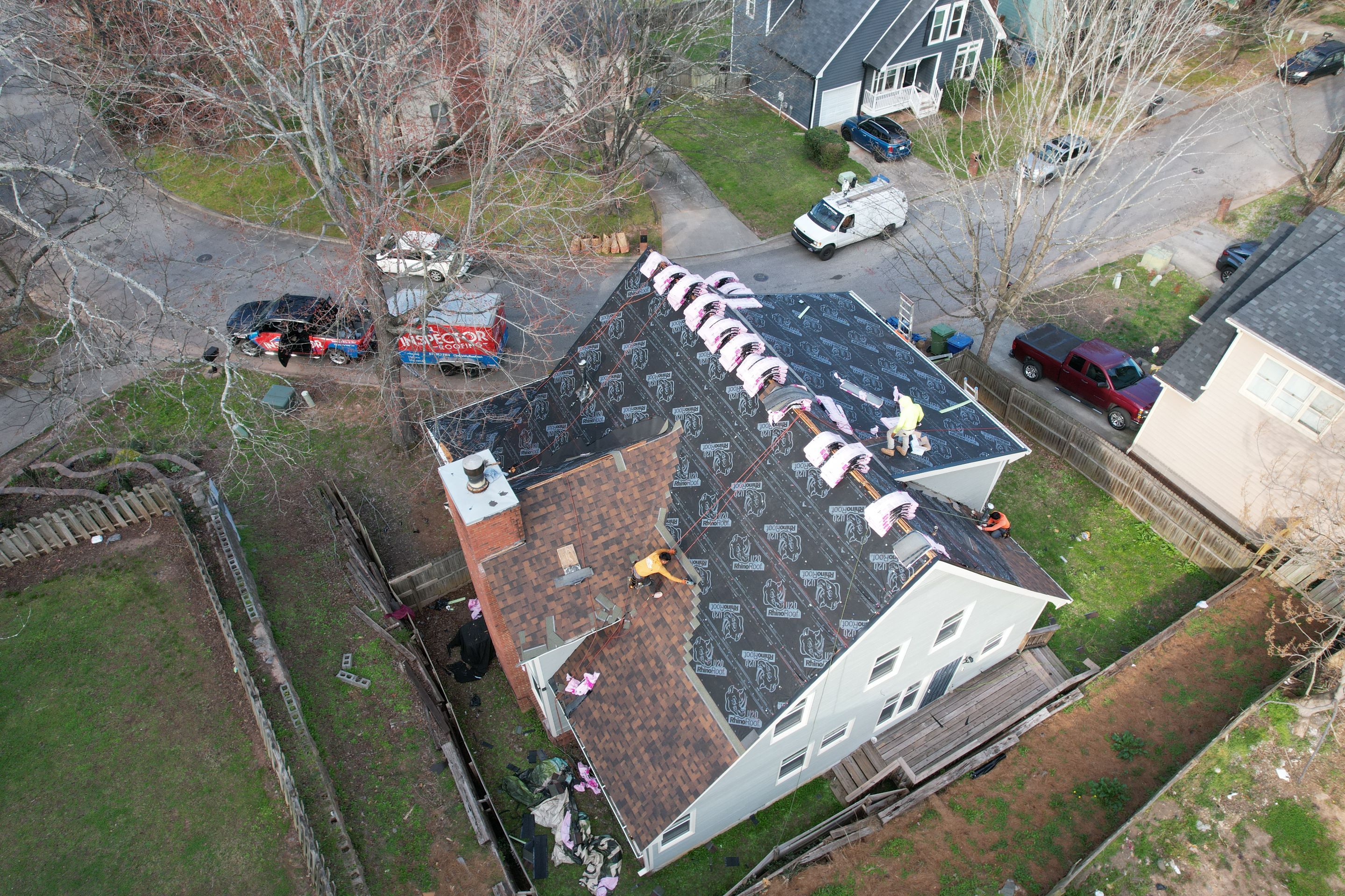 Residential Roofing Installation using Owens Corning by Inspector Roofing and Restoration