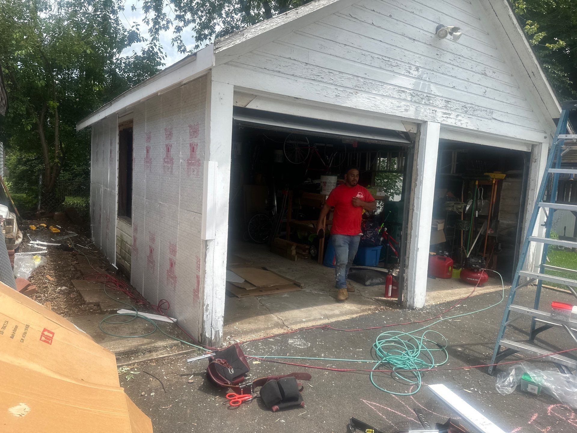 Siding Installation using CertainTeed Mainstreet Vinyl Siding - Savannah Wicker by A Plus Exterior