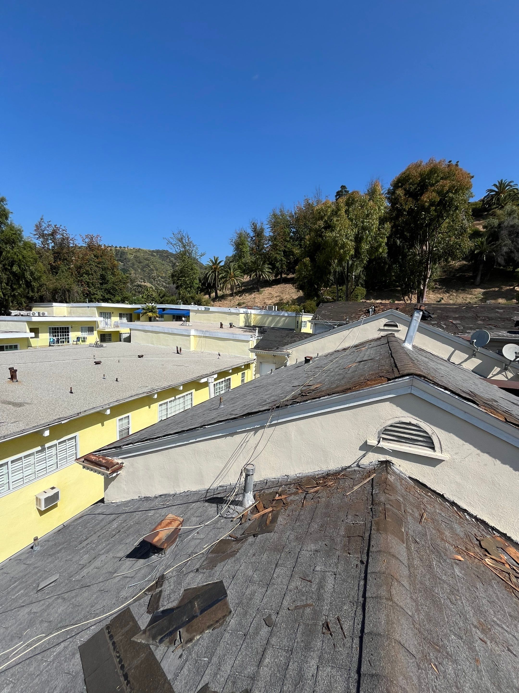 Roof Replacement at the Magic Castle Hotel- Los Angeles, CA 90028 by Epic Roof Replacement