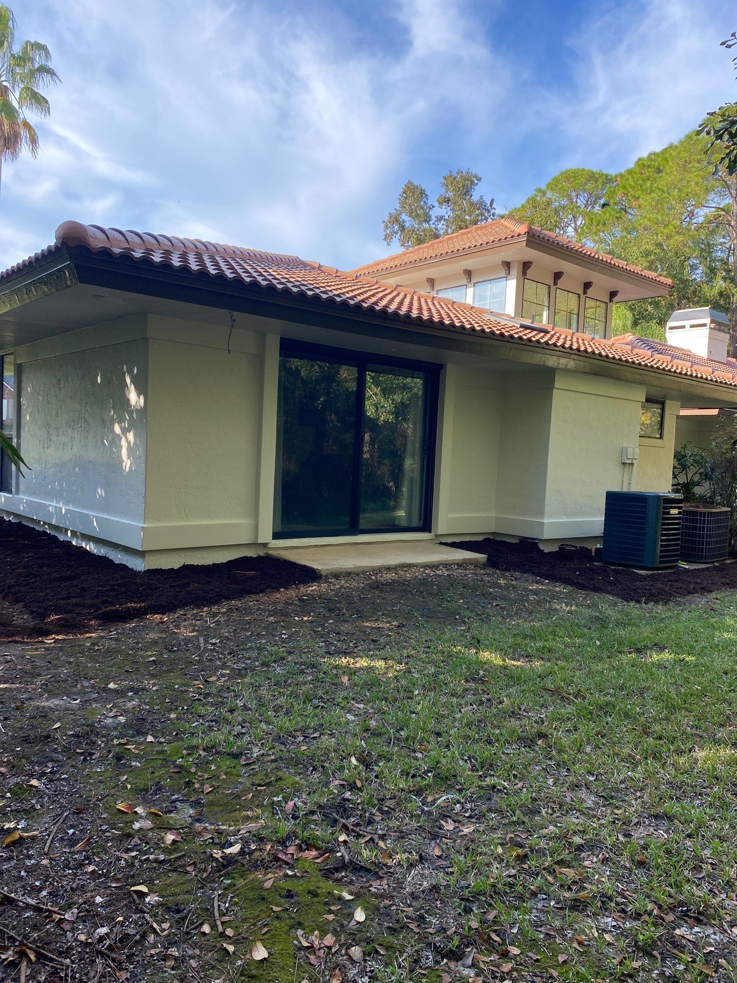 Deerwood Residence | Sod Repair & Mulch Installation  by ProGreen Services