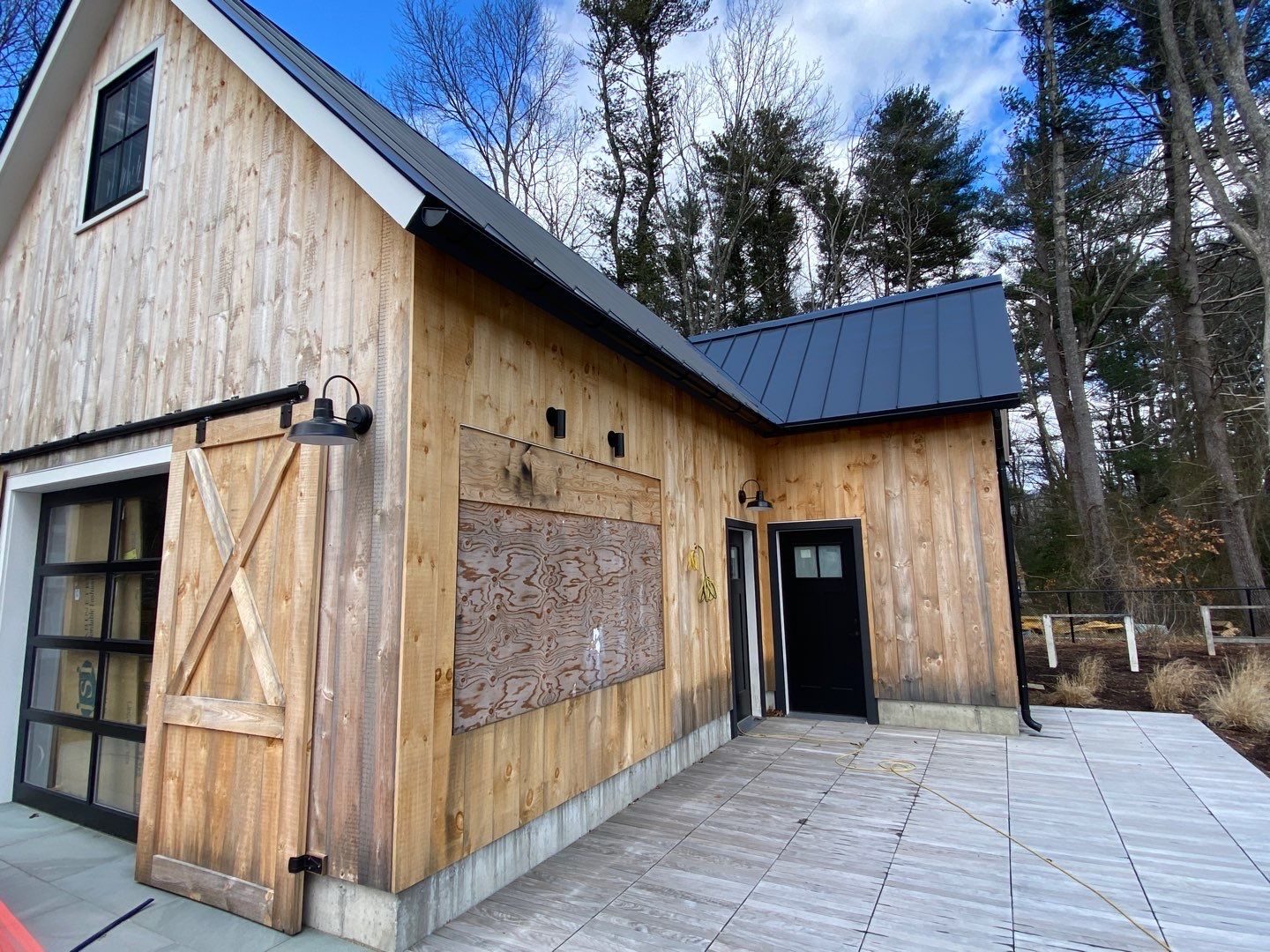 Gutter Installation using Black Half Round Aluminum Gutter in Lakeville, MA by Gutter Pro Enterprises