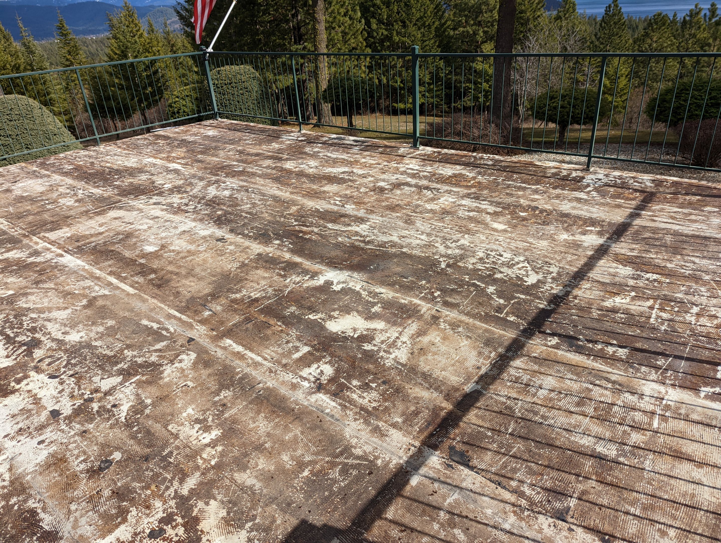 Patio Transformation using Pecan by Croc Coatings, LLC