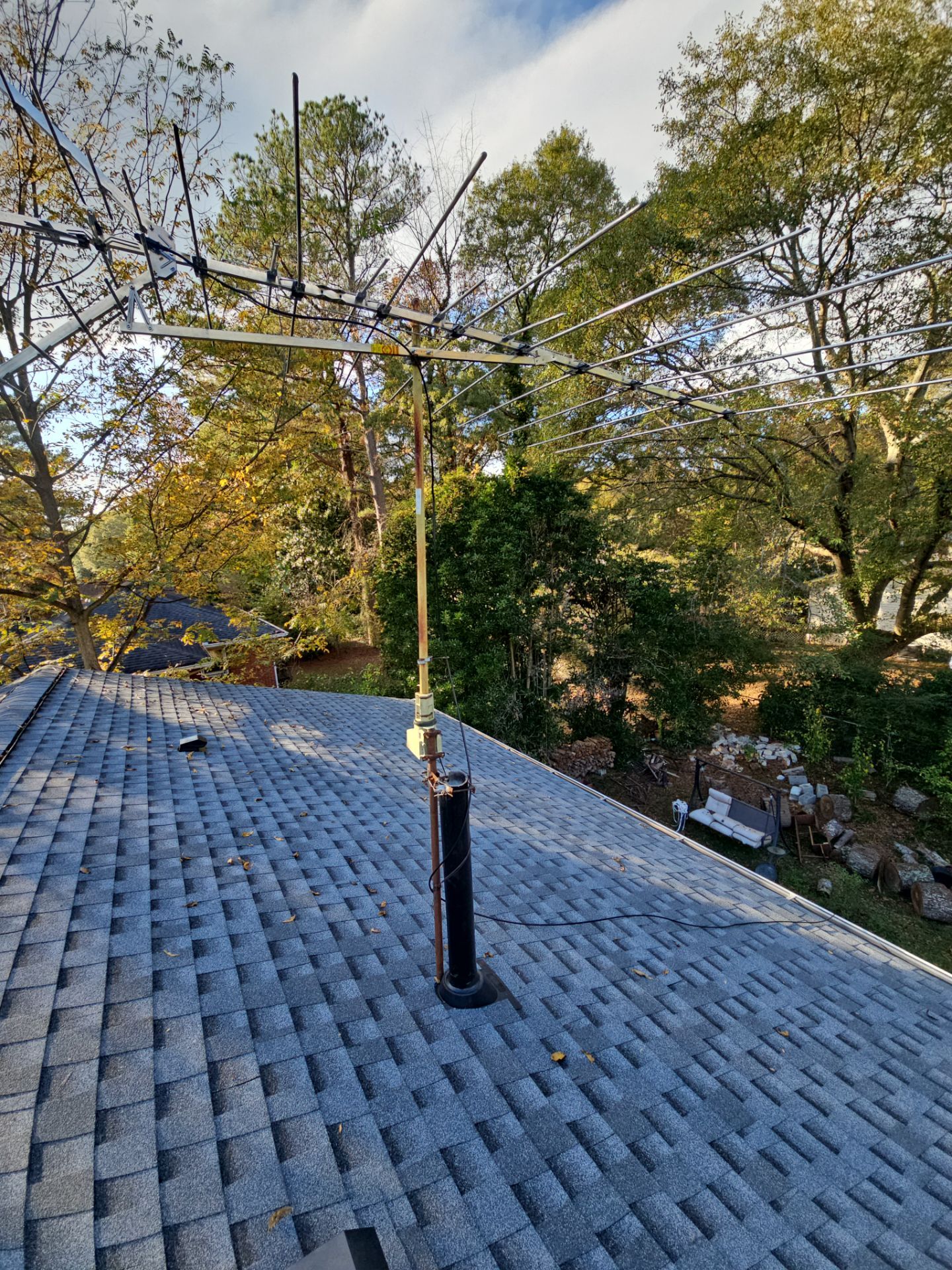 Roof Repair from tree Fall by Ajayi Design and Construction 