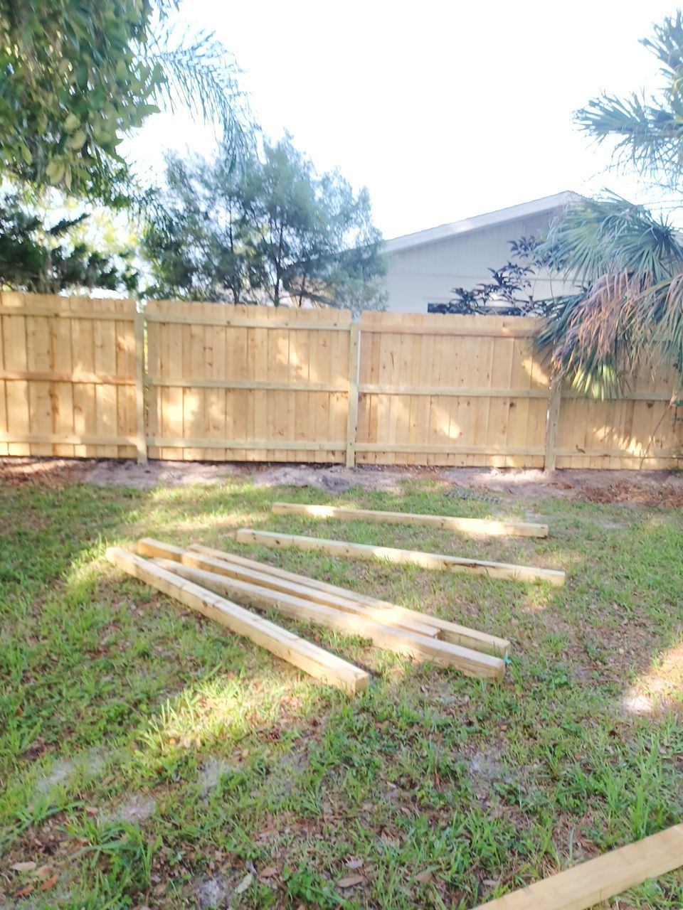 Sarasota, FL 6ft. Tall Treated Board on Board Wood Fence by Asap fence and gates, LLC