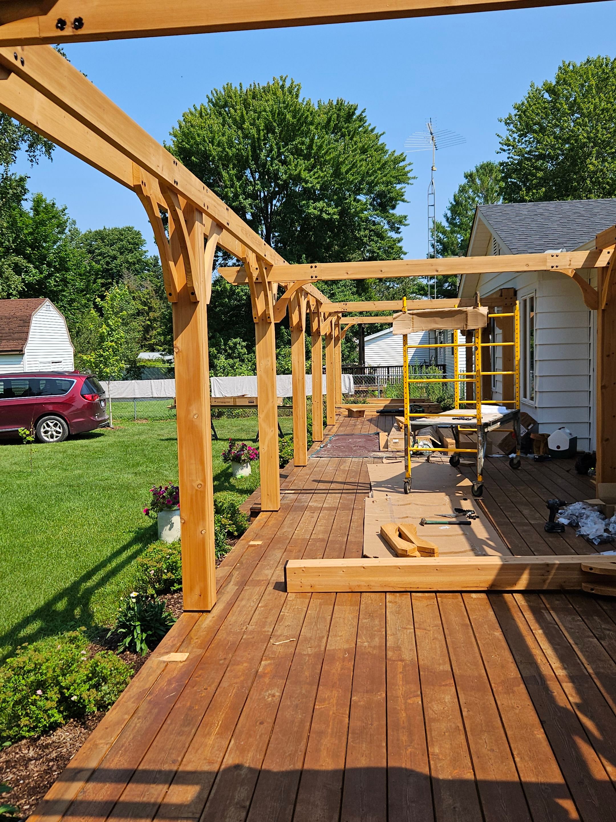New Pergola by Clark Builders LLC