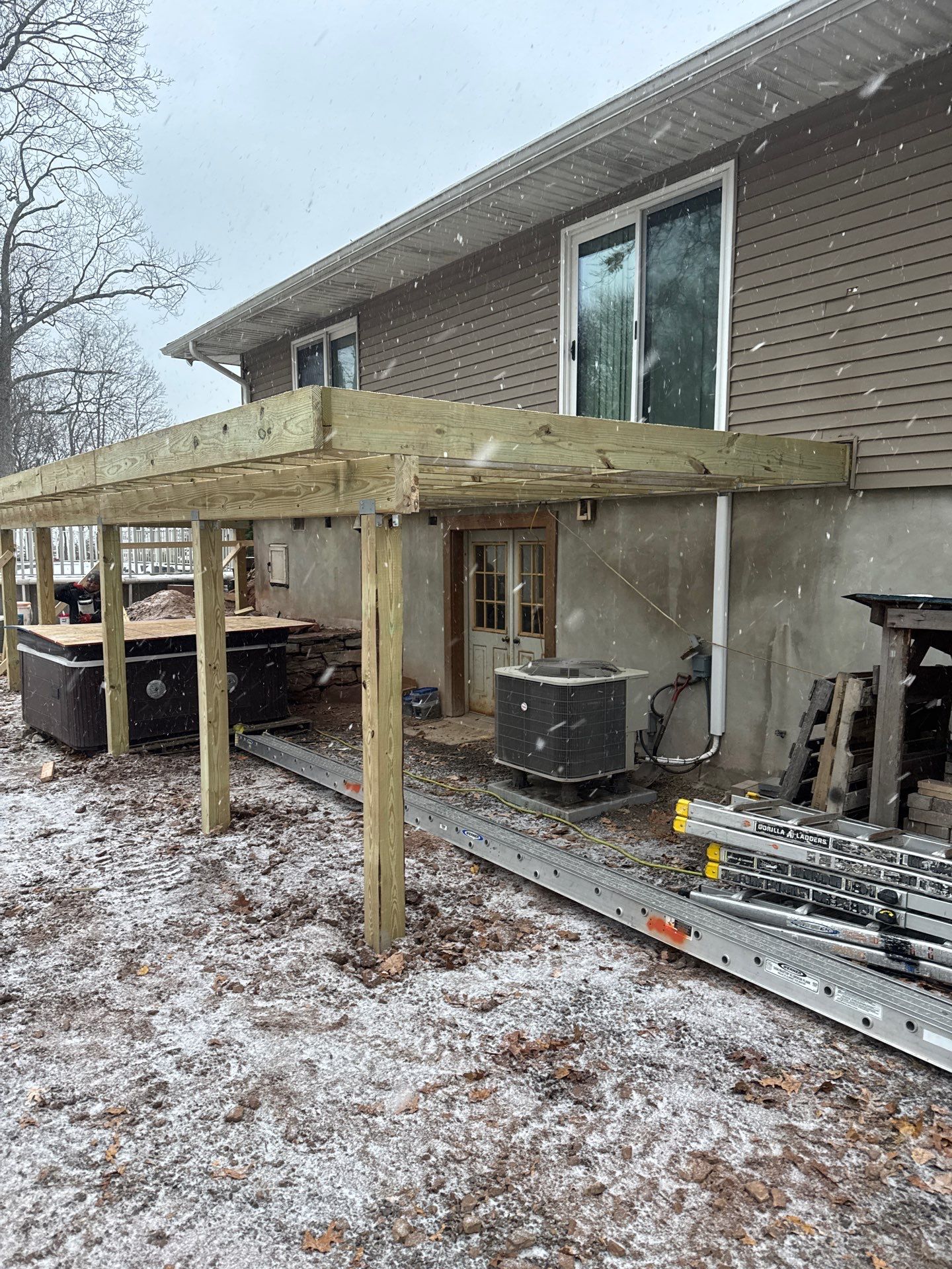 Complete deck replacement by Esh Builders