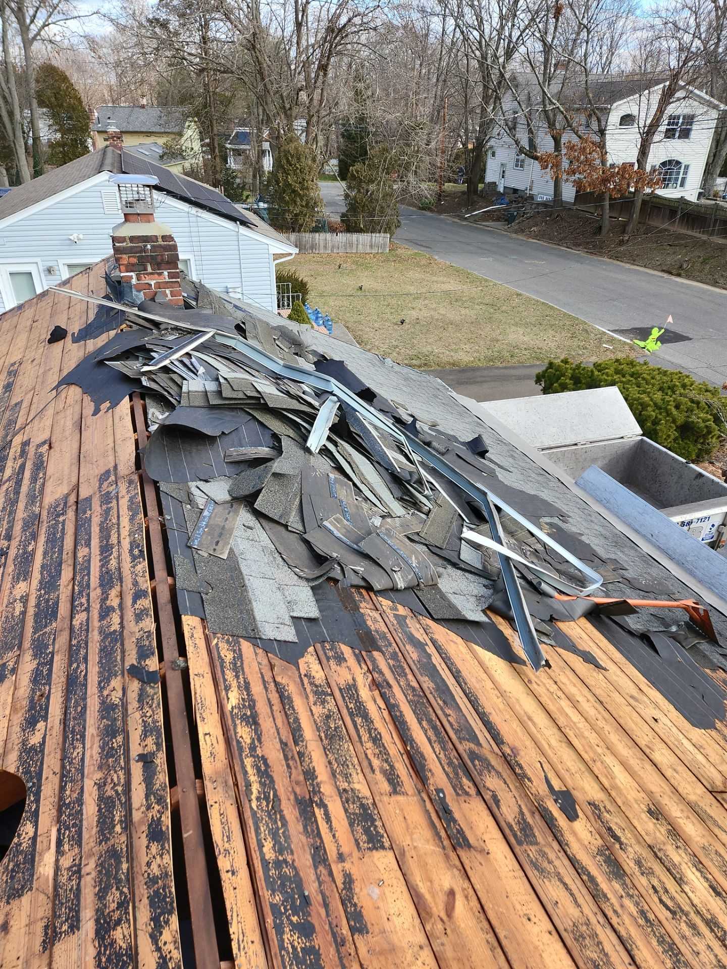 Residential Roofing Installation using Owens Corning Duration Onyx Black by A Plus Exterior