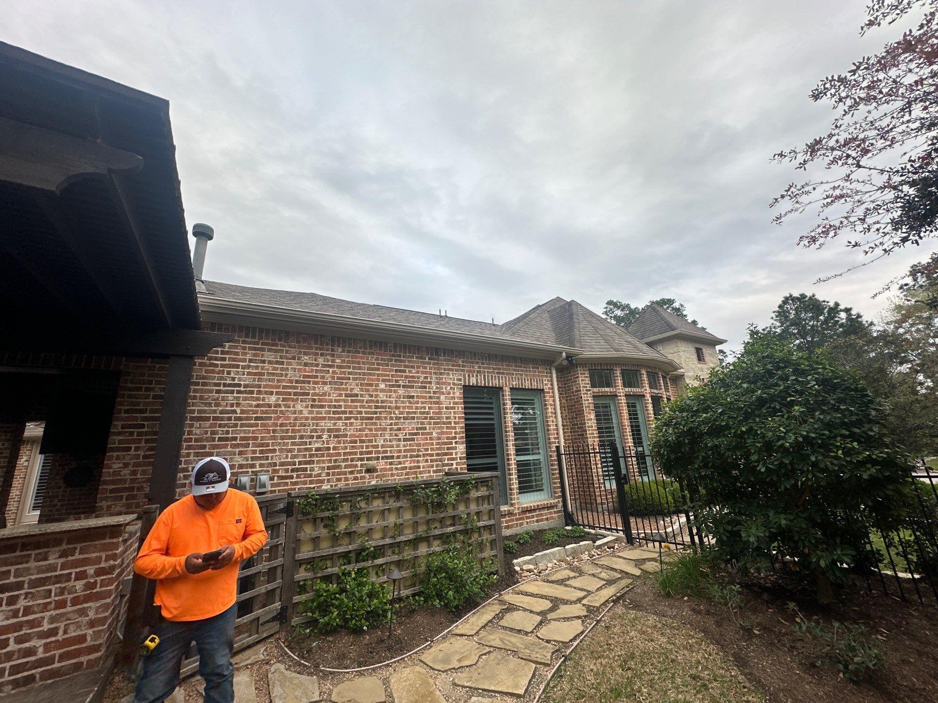 Covered Patio Remodel in The Woodlands by SophAlx LLC