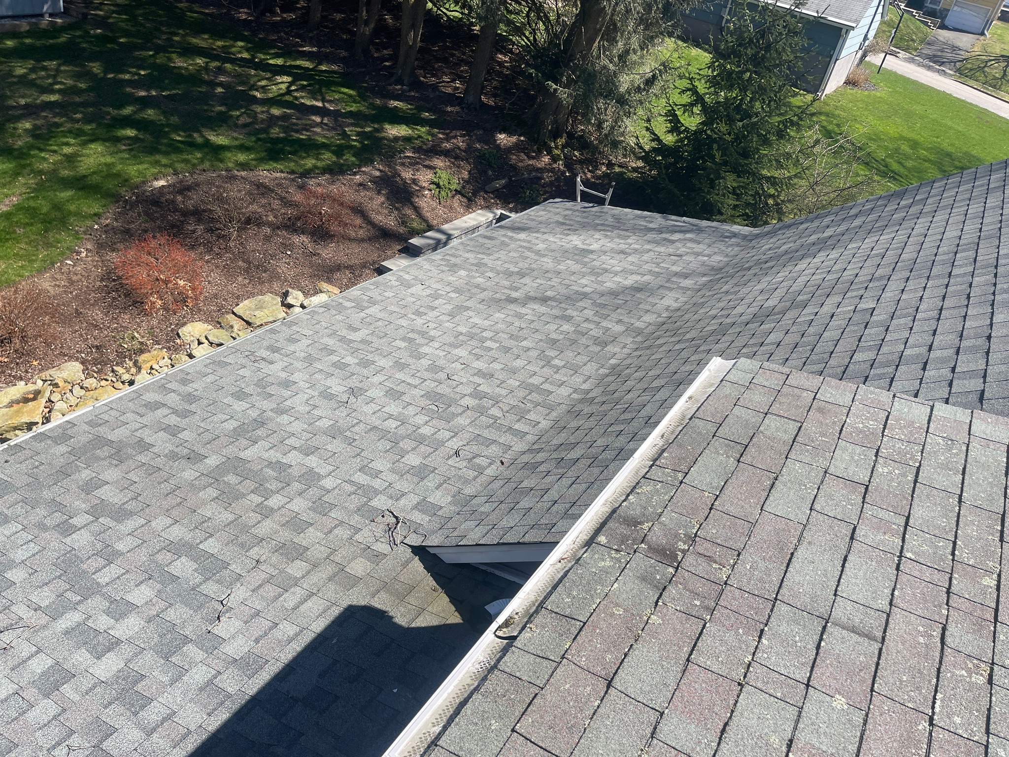 Residential Roofing Installation using Tamko Slatestone gray by A Plus Exterior