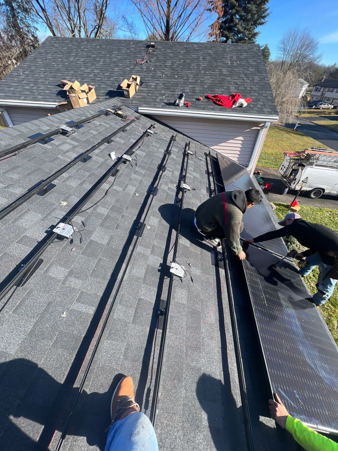 Onyx Black Shingles by Reimagine Roofing