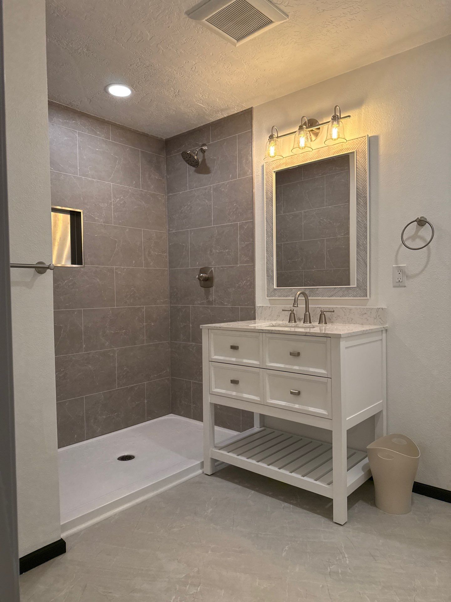 Bathroom Remodel in Lincoln City, Oregon by American Made Construction