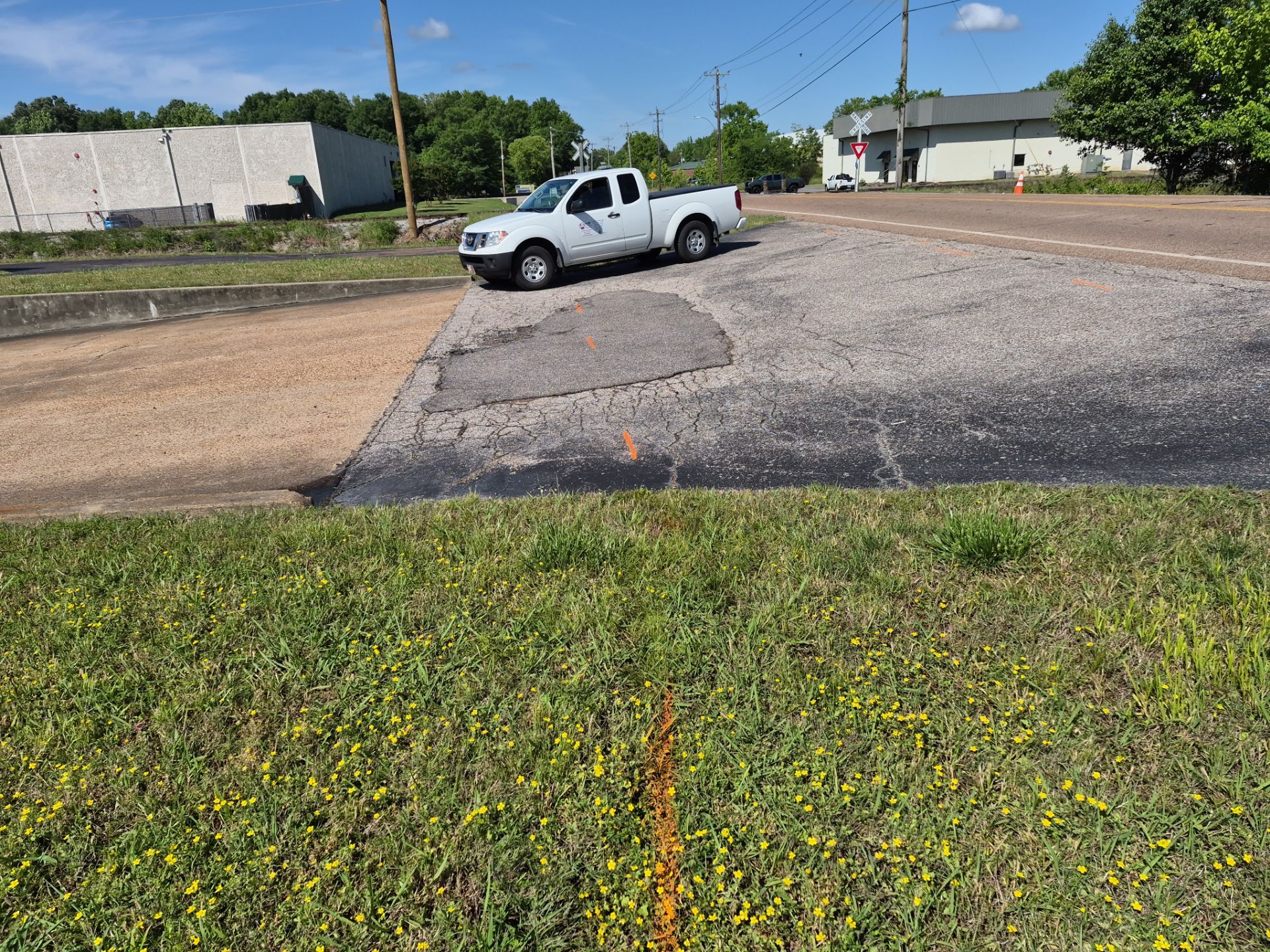 Utility Locate for survey purposes by Alsip Locating Service, LLC