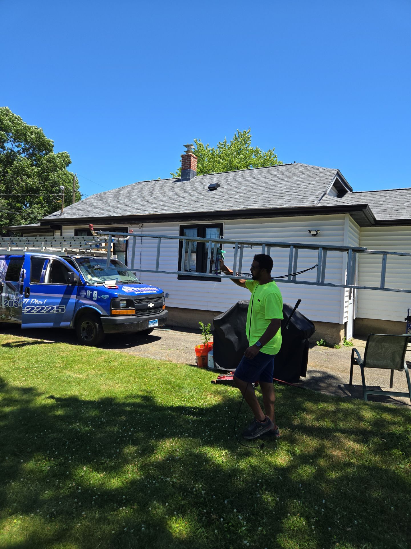 Residential Roofing Installation using Owens Corning TruDefinition Duration AR - Slatestone Gray by A Plus Exterior