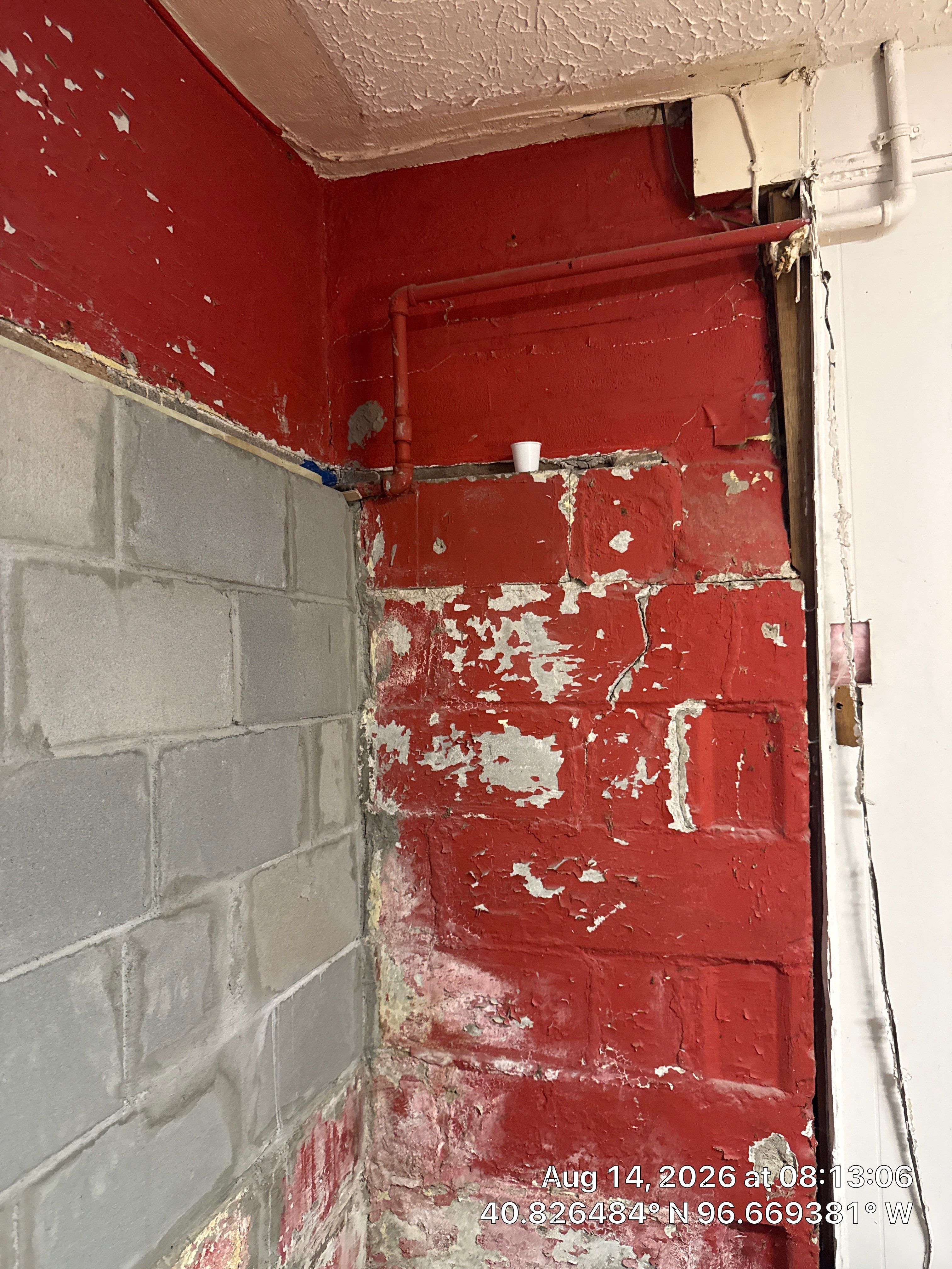 Basement Foundation Repair and Concrete Block Wall Installation in Lincoln by CompanyCam Sales Demo