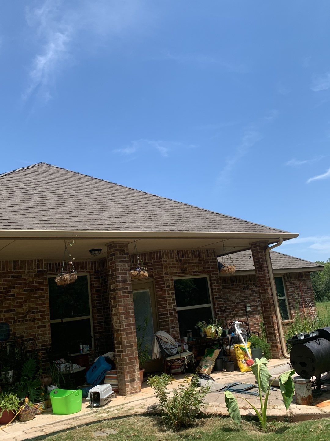 roof & vent replacement in Tuttle by McCann's Roofing and Construction