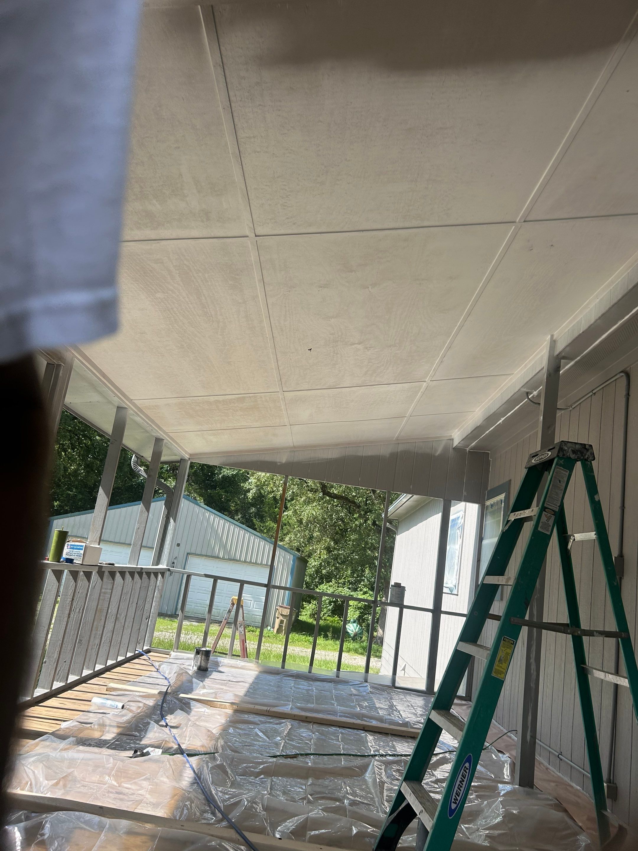 Full Exterior Repaint & Custom Ceiling Installation in Winnsboro, Texas by Quality Coats Painting