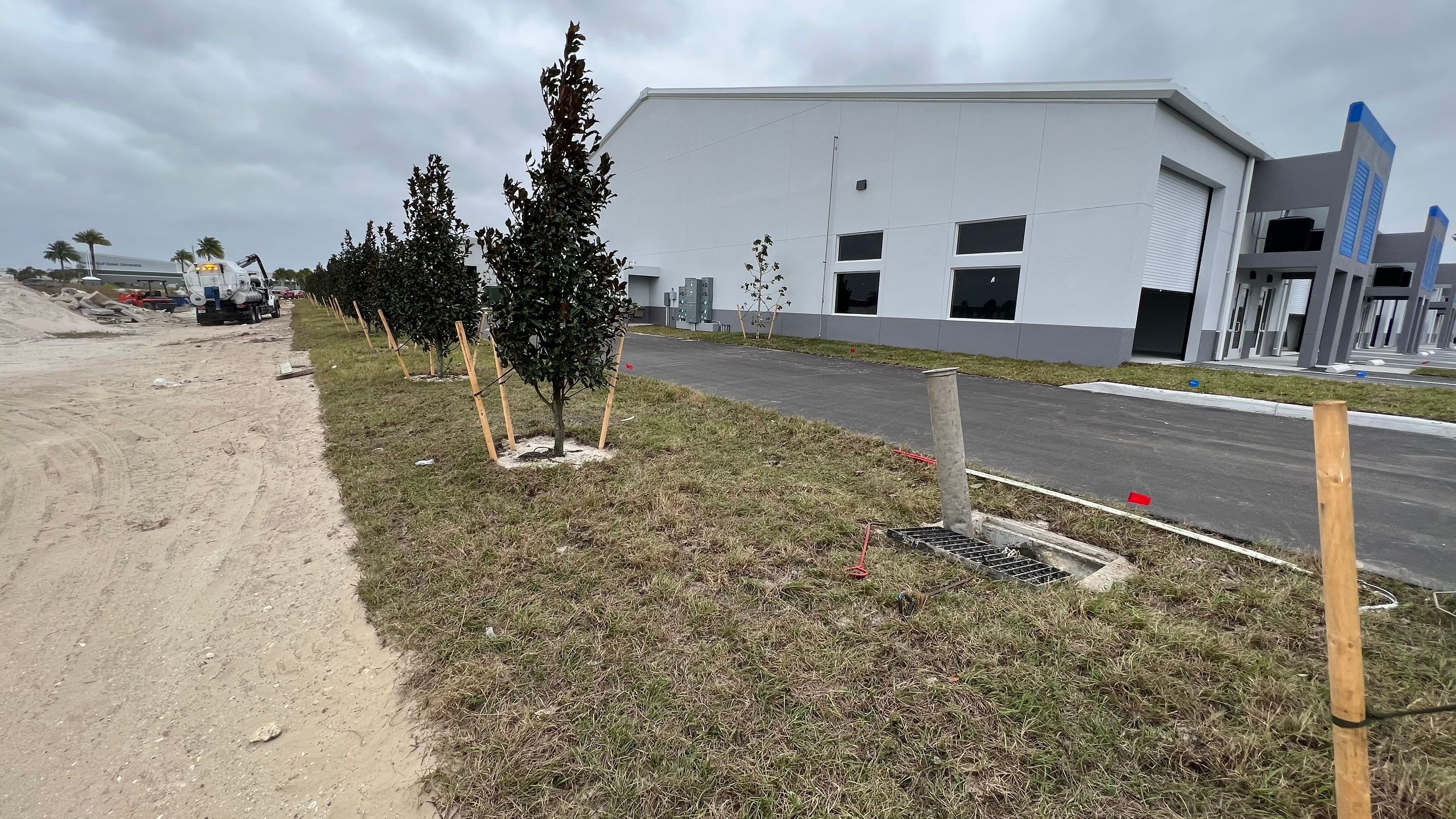 New Construction Storm Drain System Cleaning by APS Power & Water