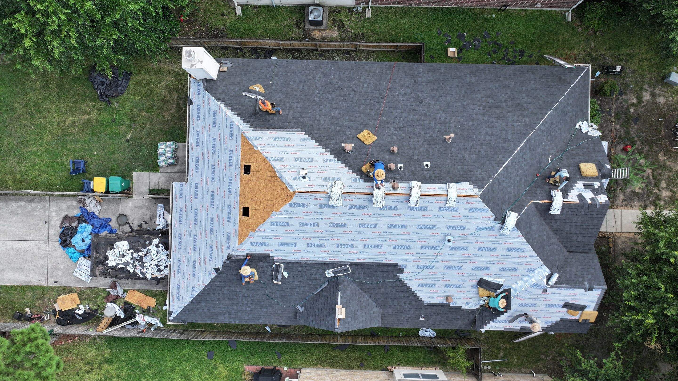 Complete Roof Replacement — The Woodlands, TX by PL Roofing & SB Roofing, LLC.