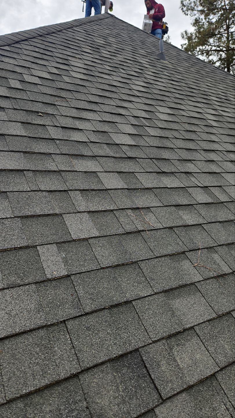 Roof Repair with PermaBoots, Gutter Installation, Cleaning, using 6" Seamless Gutters and Leaf Filter Guards by Indigo State Roofing