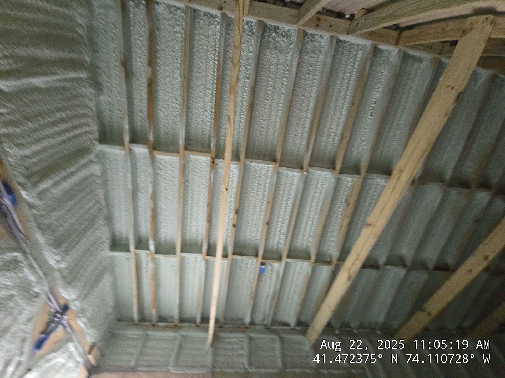 Exterior Walls using Closed Cell Spray Foam by NYS Foam & Energy