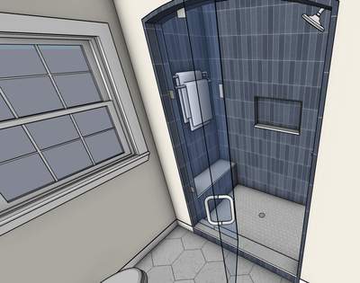 Alamo Heights Guest Bathroom Remodel