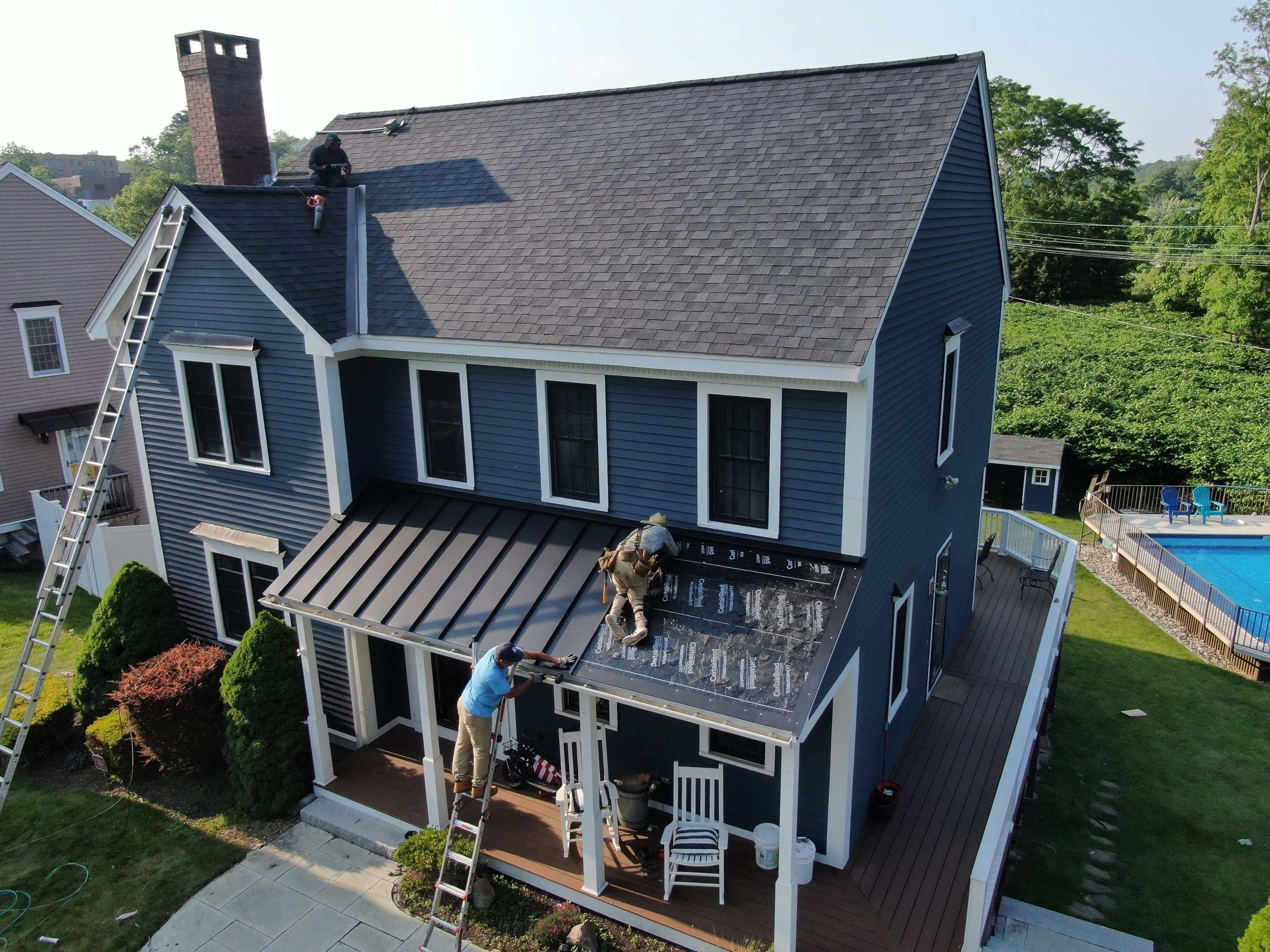 Roof Replacement in Amesbury, MA by Mighty Dog Roofing of Greater Middlesex County
