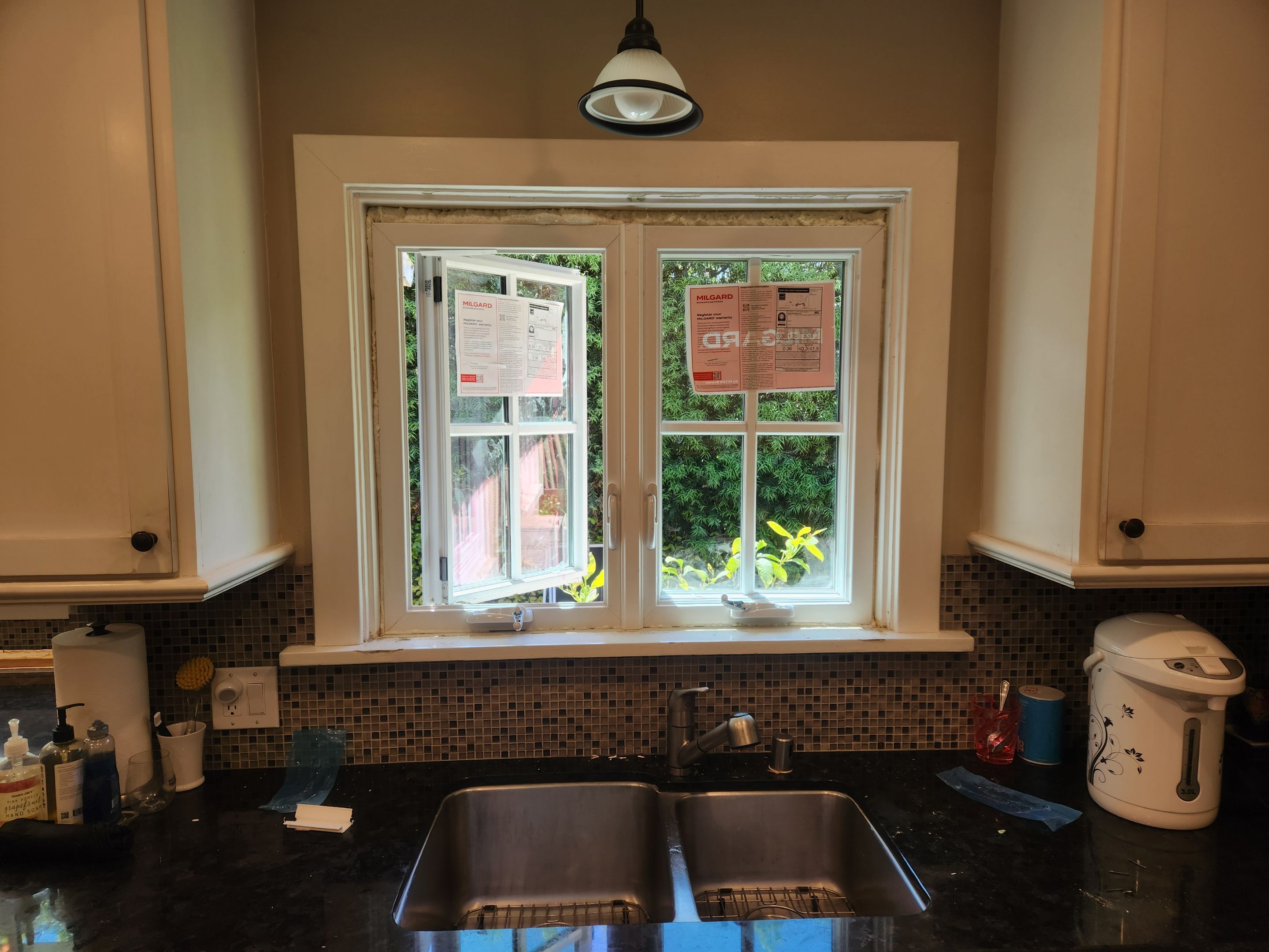 Window Installation using Milgard Ultra series, Fiberglass windows with SDL grids by American Window Company