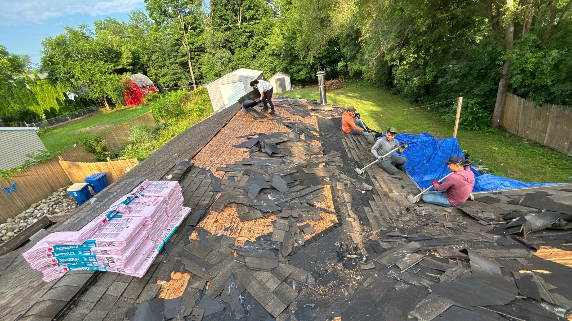 Roof Replacement using Owens Corning Summer Harvest by 180 Contractors