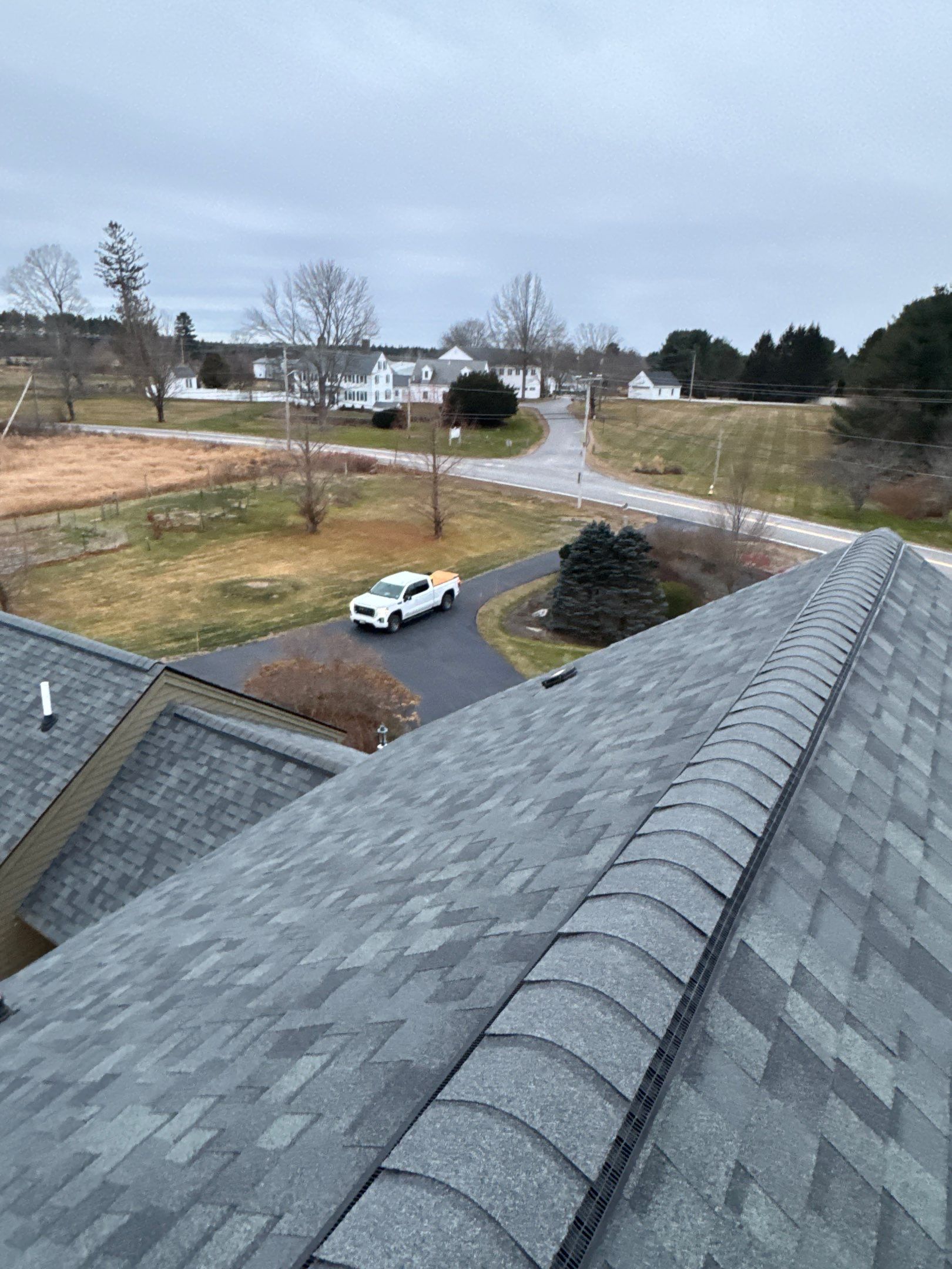 One-Day Winter Roof Replacement in Exeter, NH by Compass exteriors