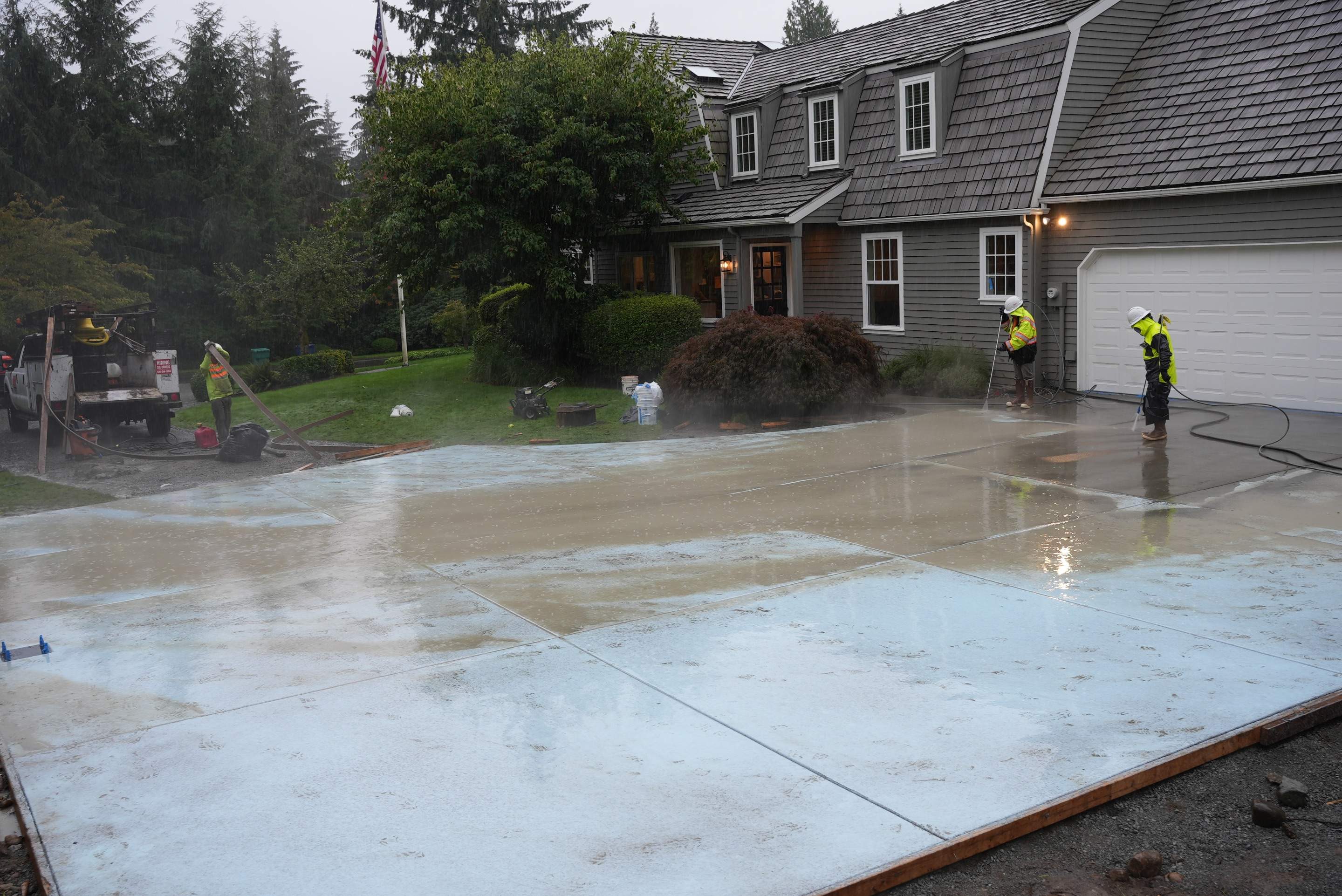 Sand Finish Concrete Driveway & Power Wash | Woodinville  by Jireh Asphalt & Concrete Inc 