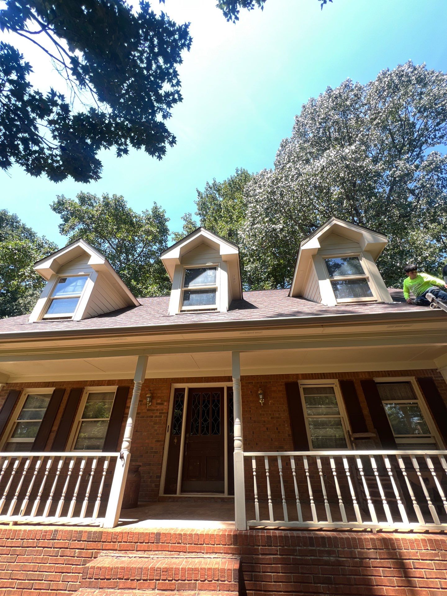 Dormer Siding Replacement and Exterior Painting in Lawrenceville, GA by Nelson Exteriors