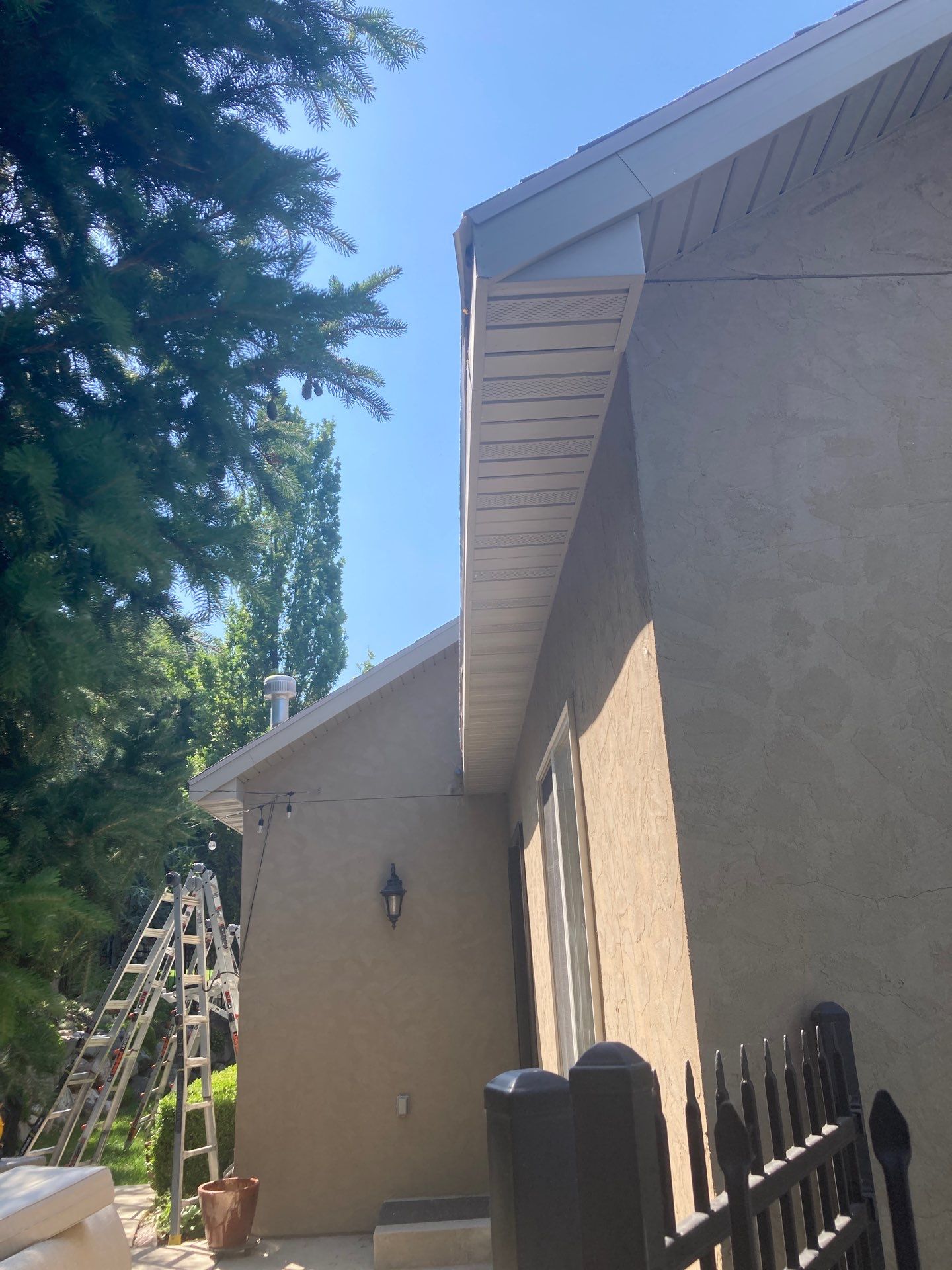 Project in Cottonwood Heights by Emerald Gotcha Gutters 