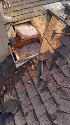 Residential Roofing Repair using Owen's Corning Duration (Lifetime) Shingles