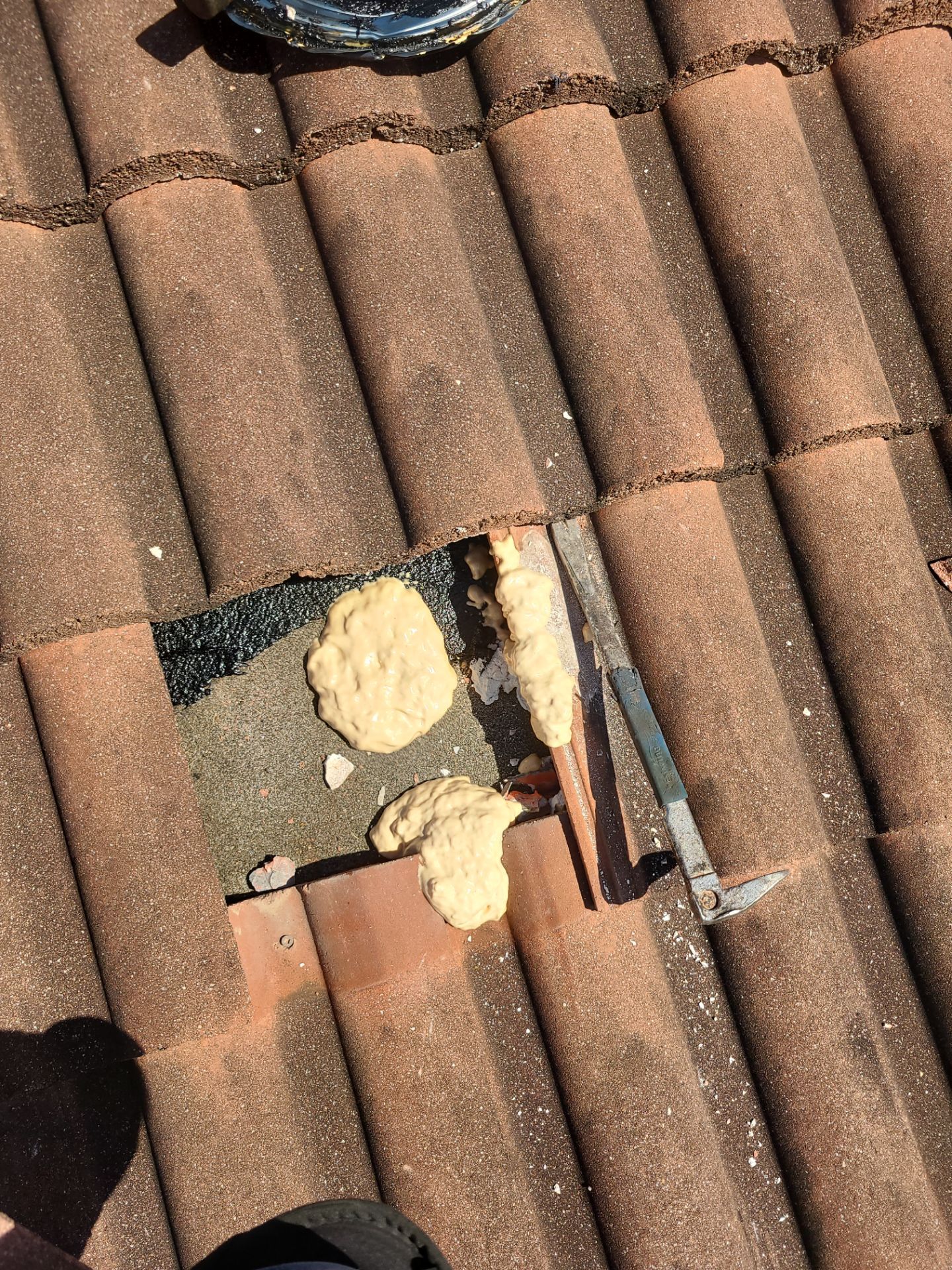 Concrete Tile Roof Repair and Ridge Cap Maintenance in Hypoluxo by Aastro Roofing