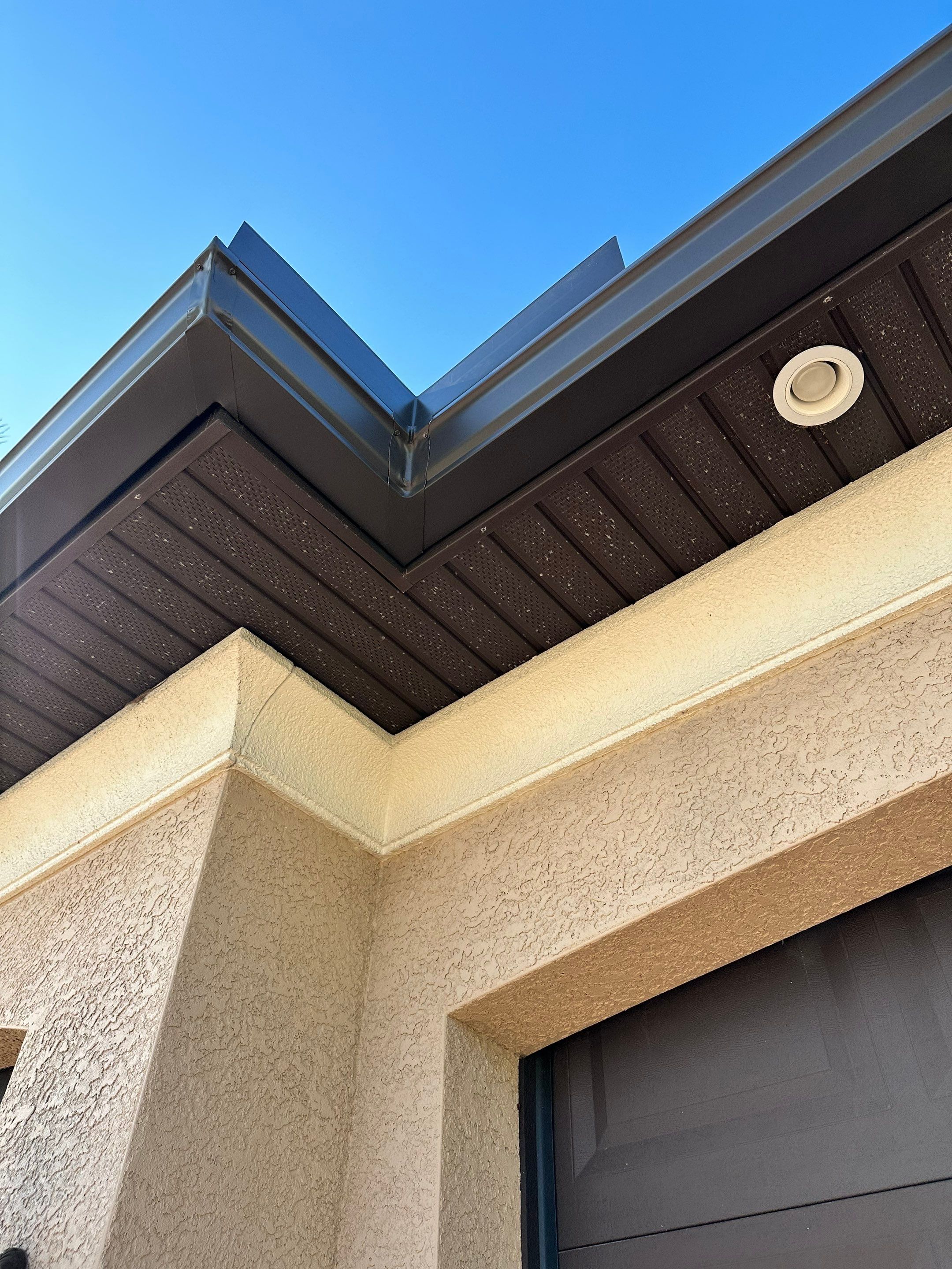 Bronze Downspout Installation in Cape Coral FL by Gutter Professors
