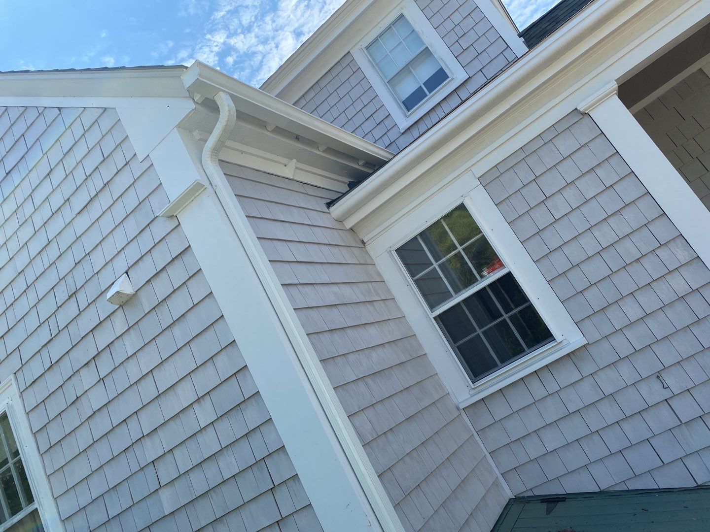 Gutter Installation using Two Styles of Gutter in Duxbury, MA by Gutter Pro Enterprises