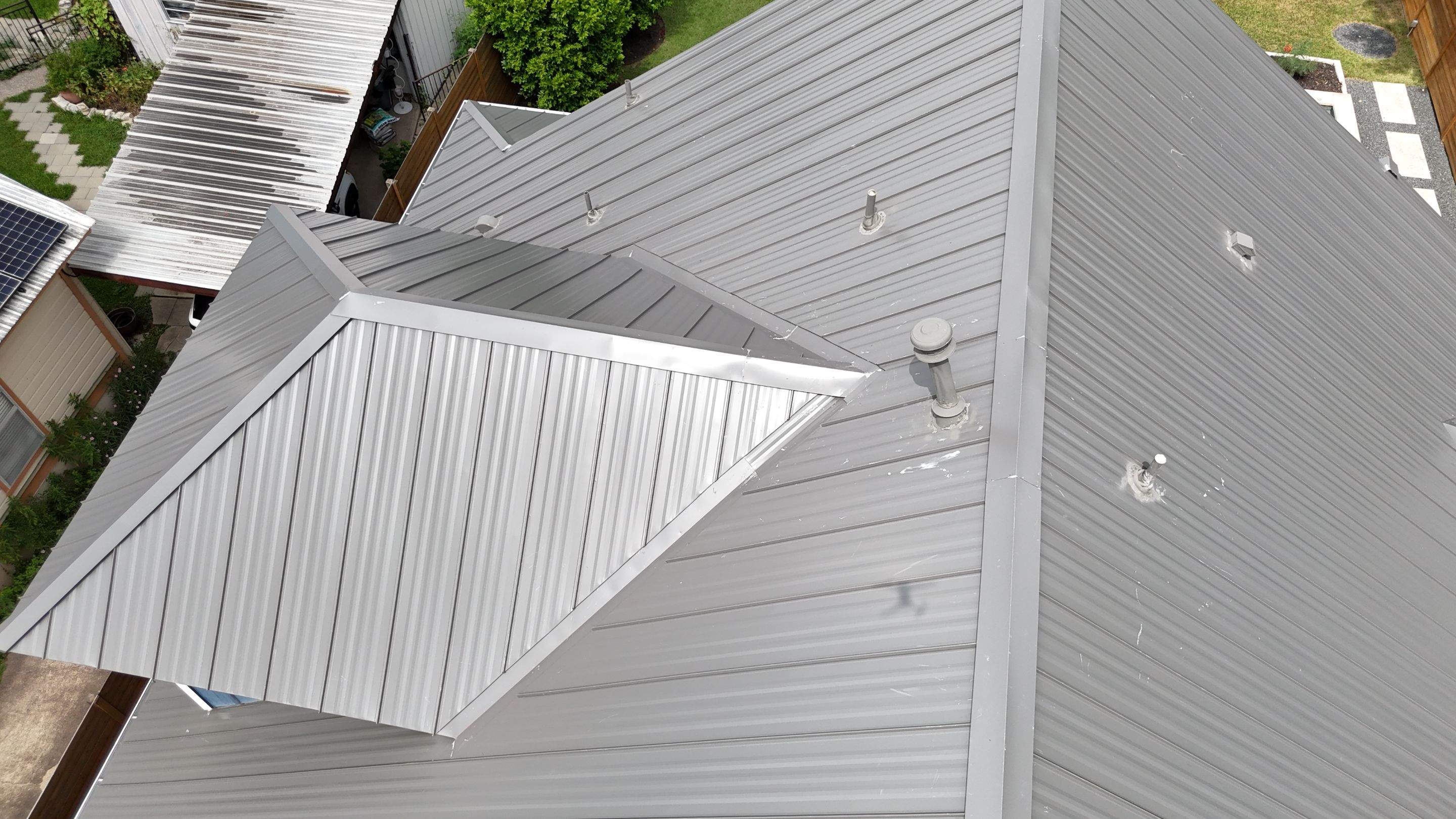 Charcoal Grey - L&A Metals LLC Type FF100, Hidden fastener/Standing Seam by RoofsOnly.com
