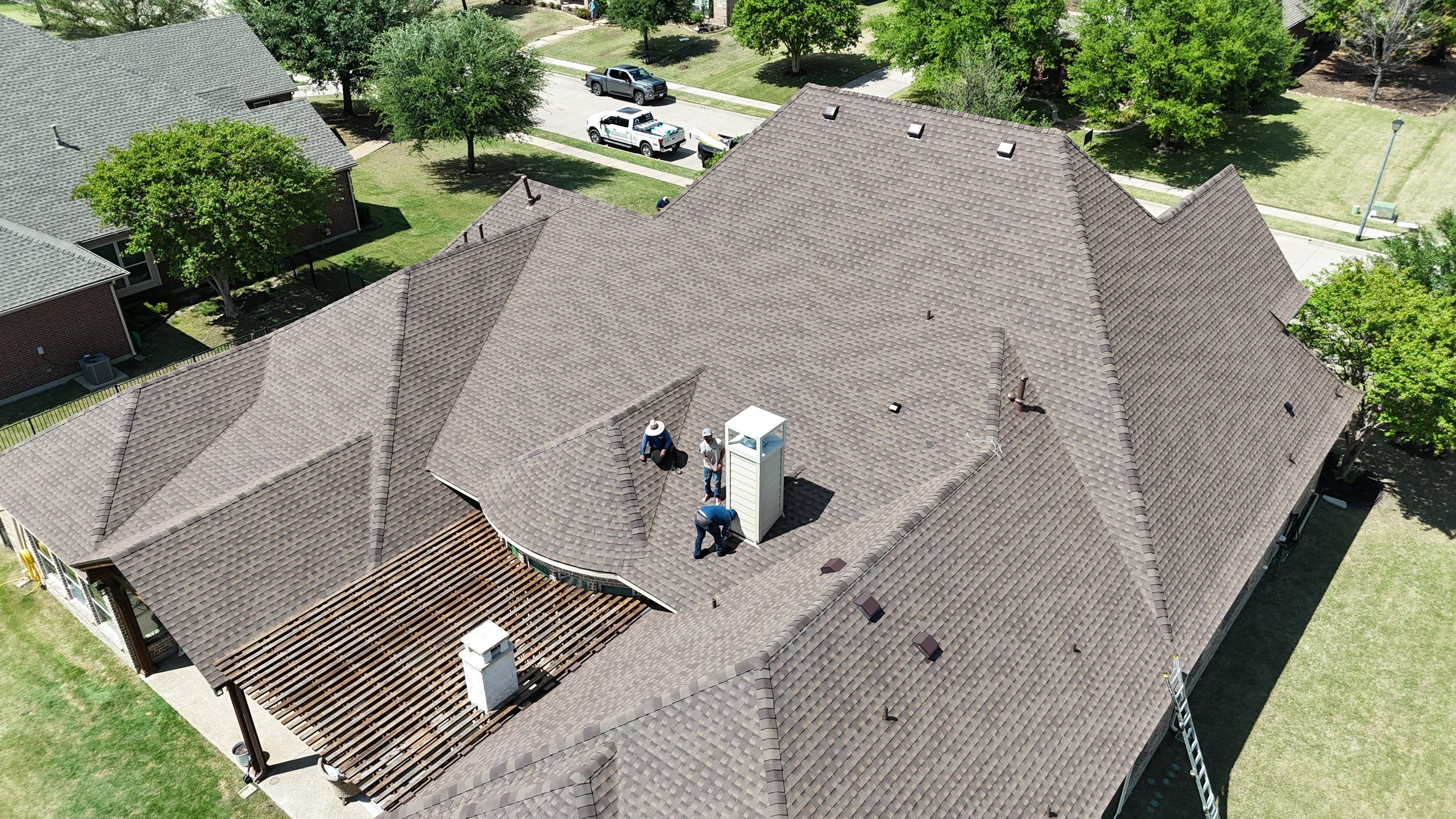 Residential Roof Replacement, and Full Exterior Restoration Wylie, Texas by Springtree Restoration 