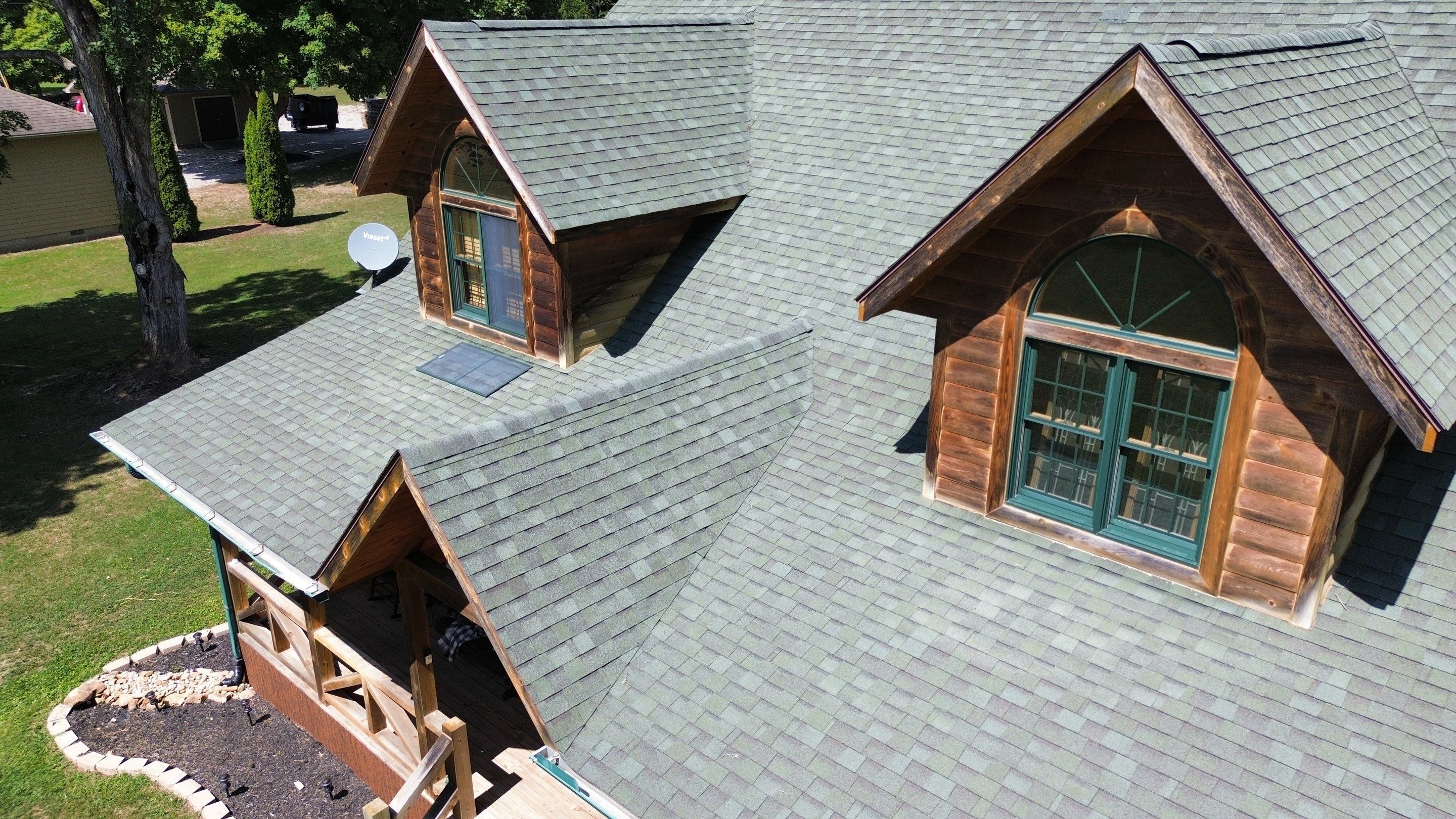 Residential Roofing Installation using Timberline HDZ Shingles - Williamsburg Slate by RoofX 