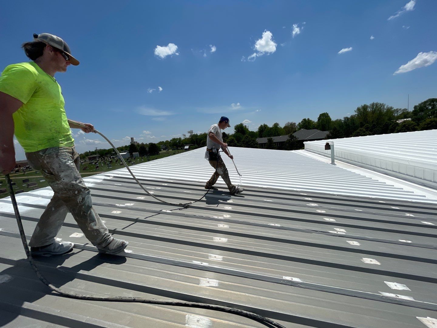 Metal Roof Restoration - Utica, NE by Tillotson Enterprises