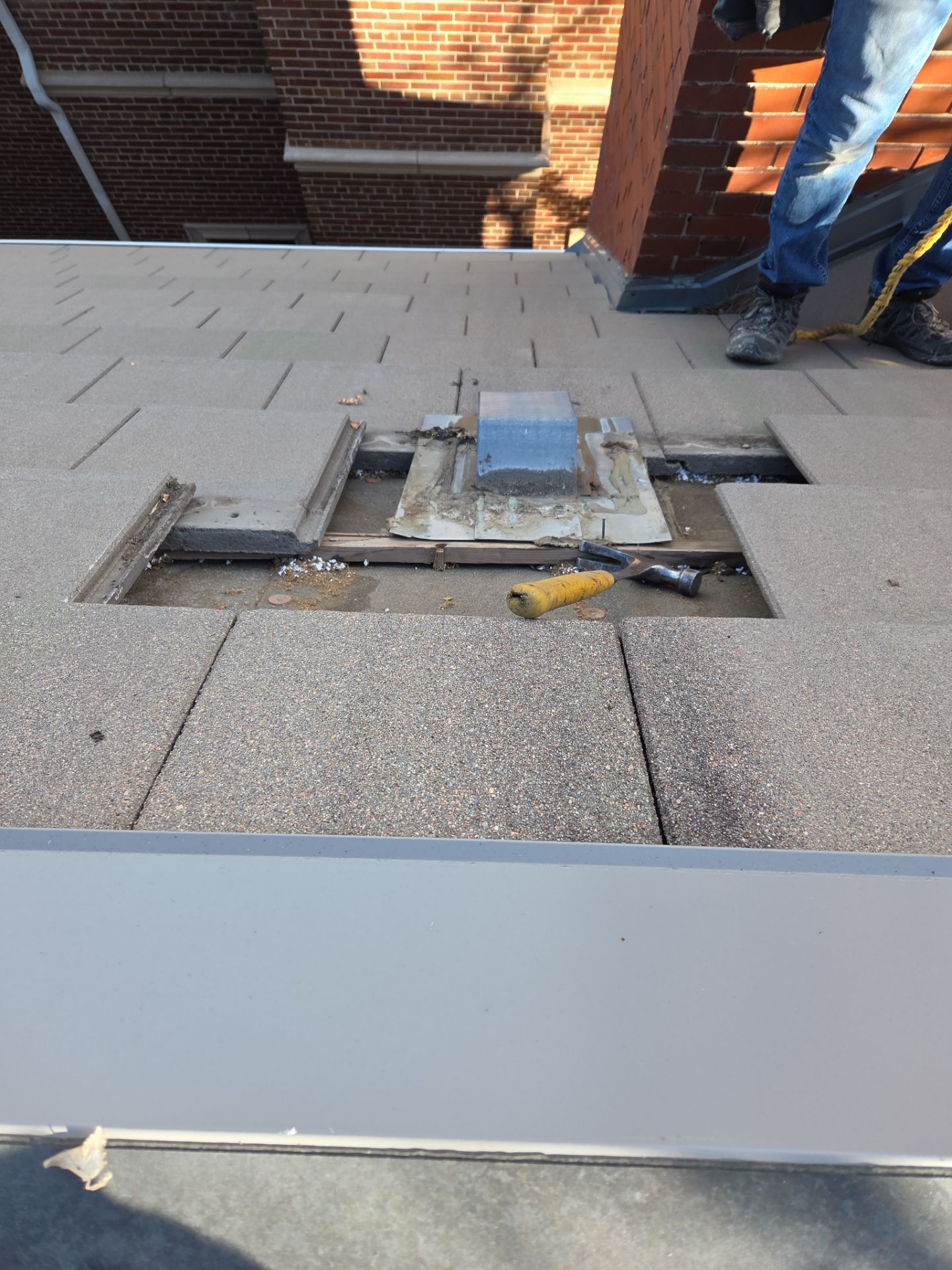 New dryer vent by RTP Roofing Company