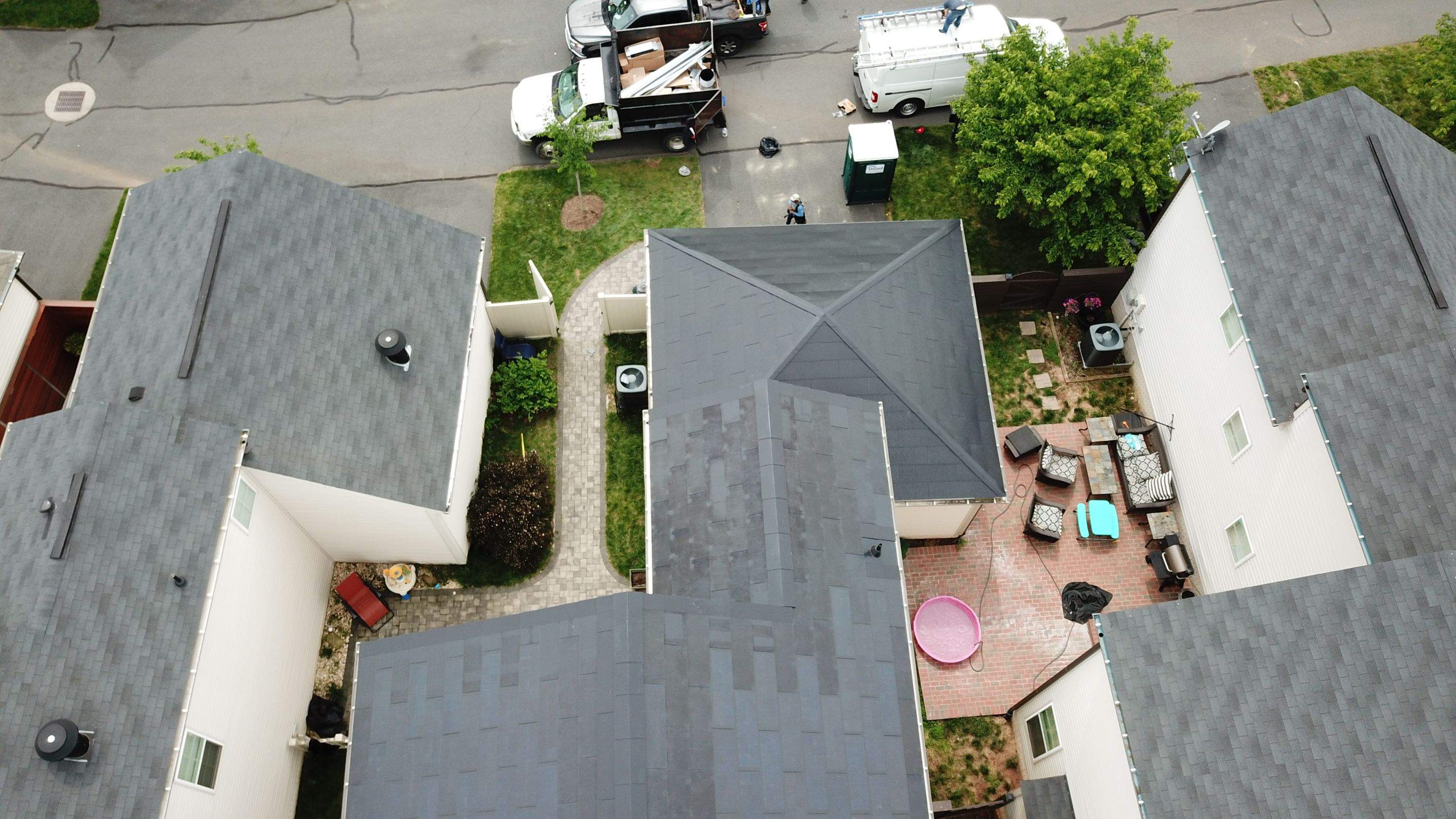 Tesla Solar Roof using Tesla Solar Roof V3 tiles by American Home Contractors