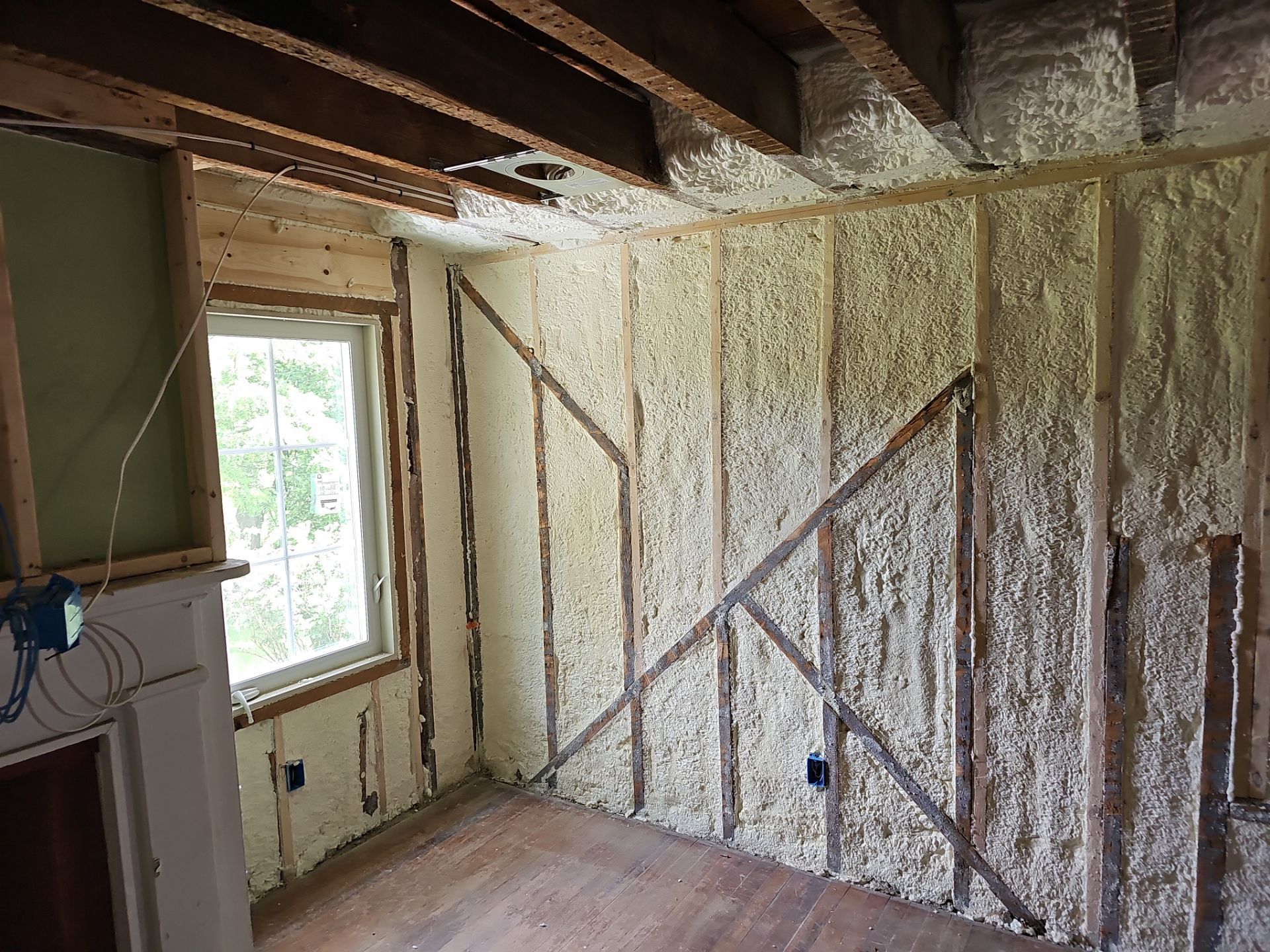 Home Remodel using Closed Cell Spray Foam by NYS Foam & Energy