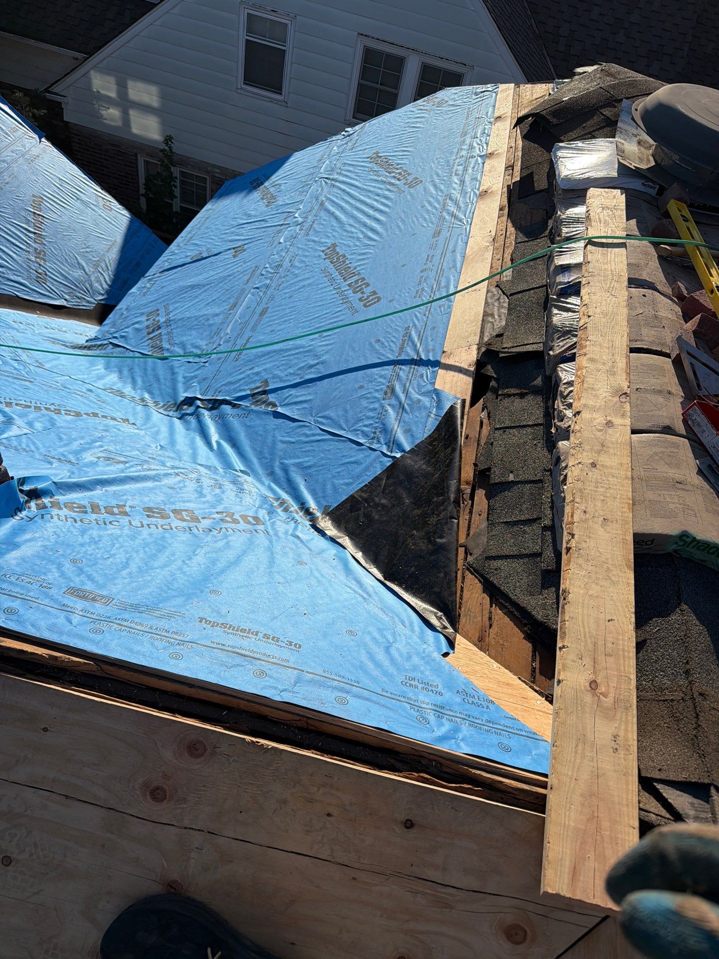 Residential Roofing Installation using GAF HDZ Shingles by Roofing Formula LLC