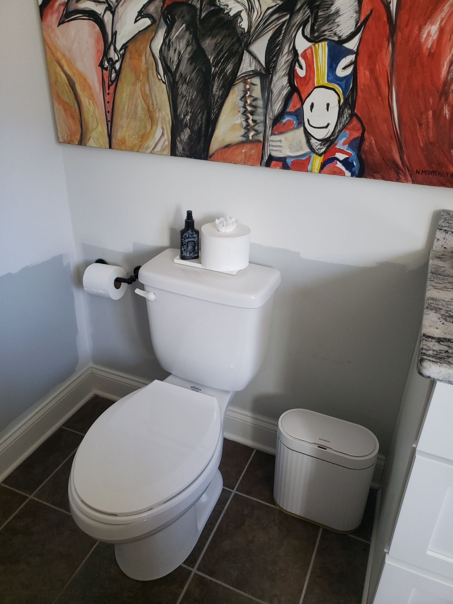  Swipe to See the Before & After! Beadboard & Chair Rail Edition! by A Step Above Handy LLC 