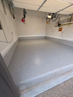 Garage Floor Coating using Creekbed