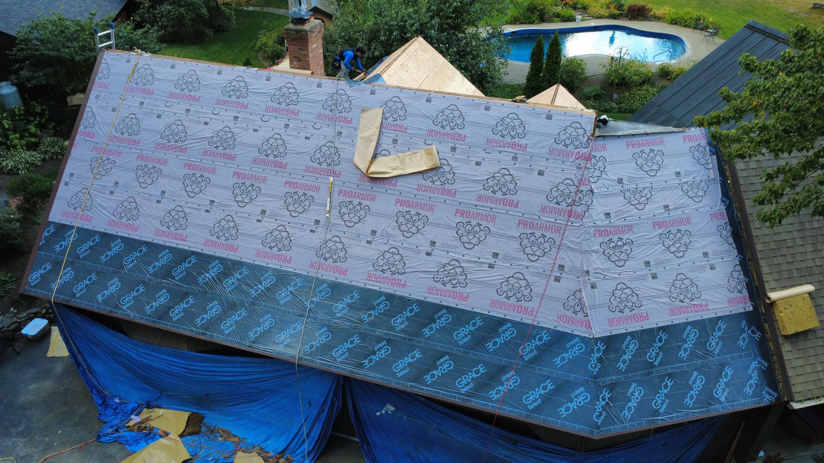 Garage & Barn Roof Replacement in Greenfield, NH | Owens Corning Shingles by Adam Vaillancourt Roofing LLC